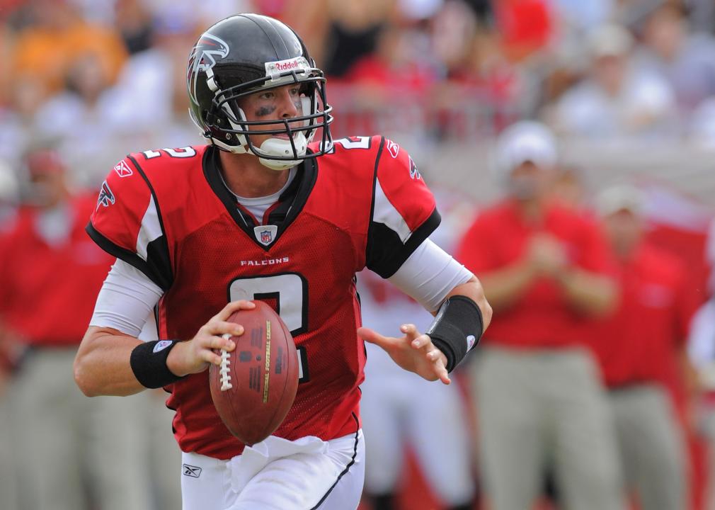 Matt Ryan #2 of the Atlanta Falcons during his team's game against the Tampa Bay Buccaneers.