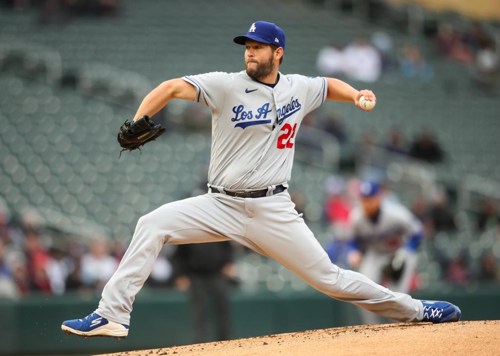 Clayton Kershaw delivers a pitch against the Minnesota Twins