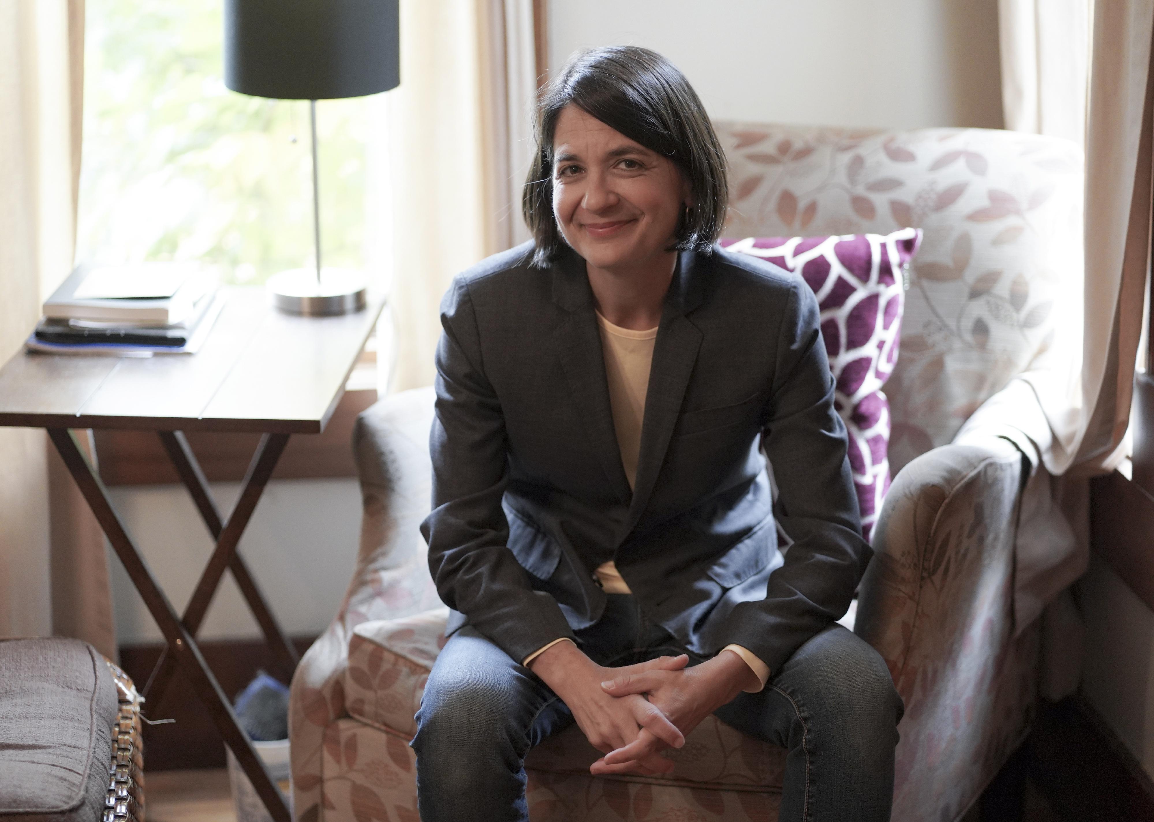 Vermont State Senator Becca Balint at home in Brattleboro, Vermont.