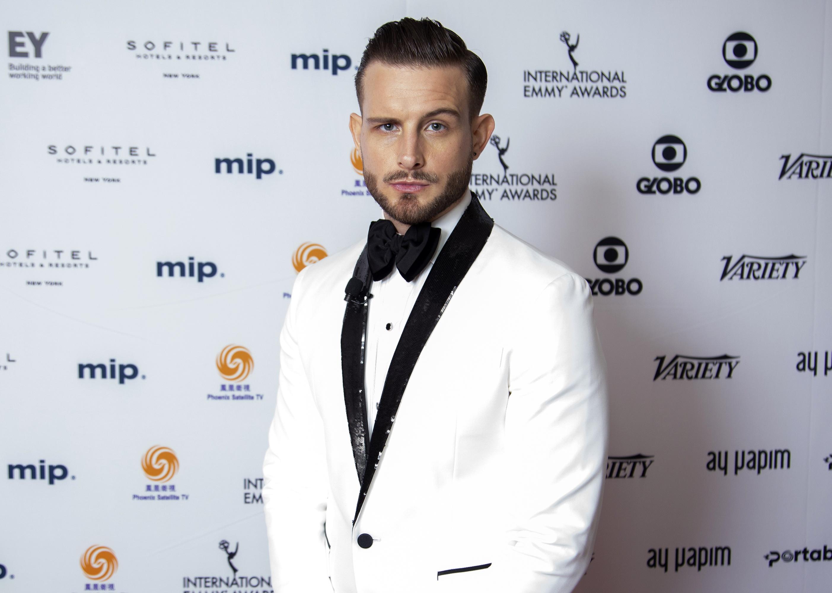 Nico Tortorella at the 48th International Emmy Awards.