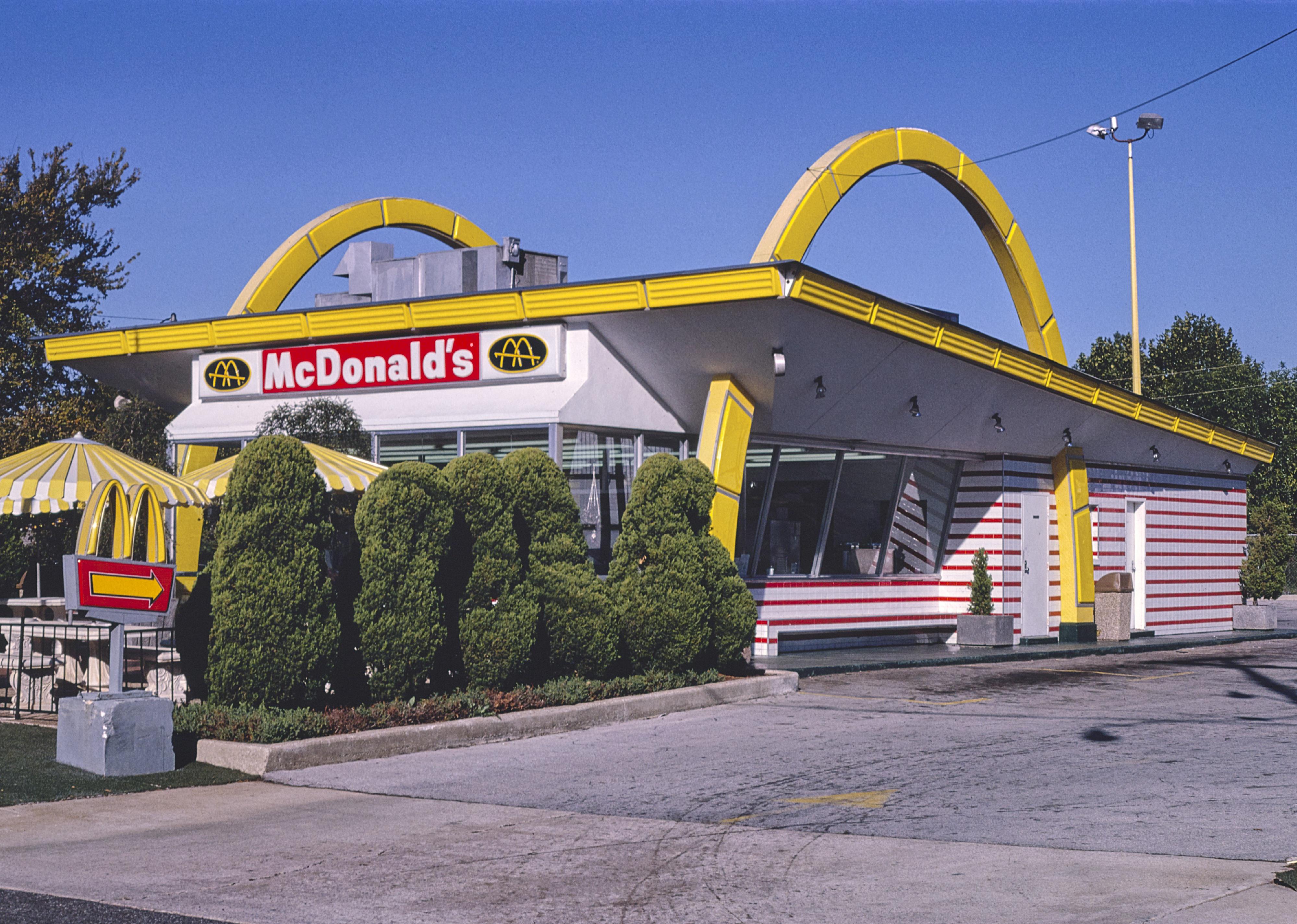McDonald's in 1980 on Route 11, Birmingham, Alabama.
