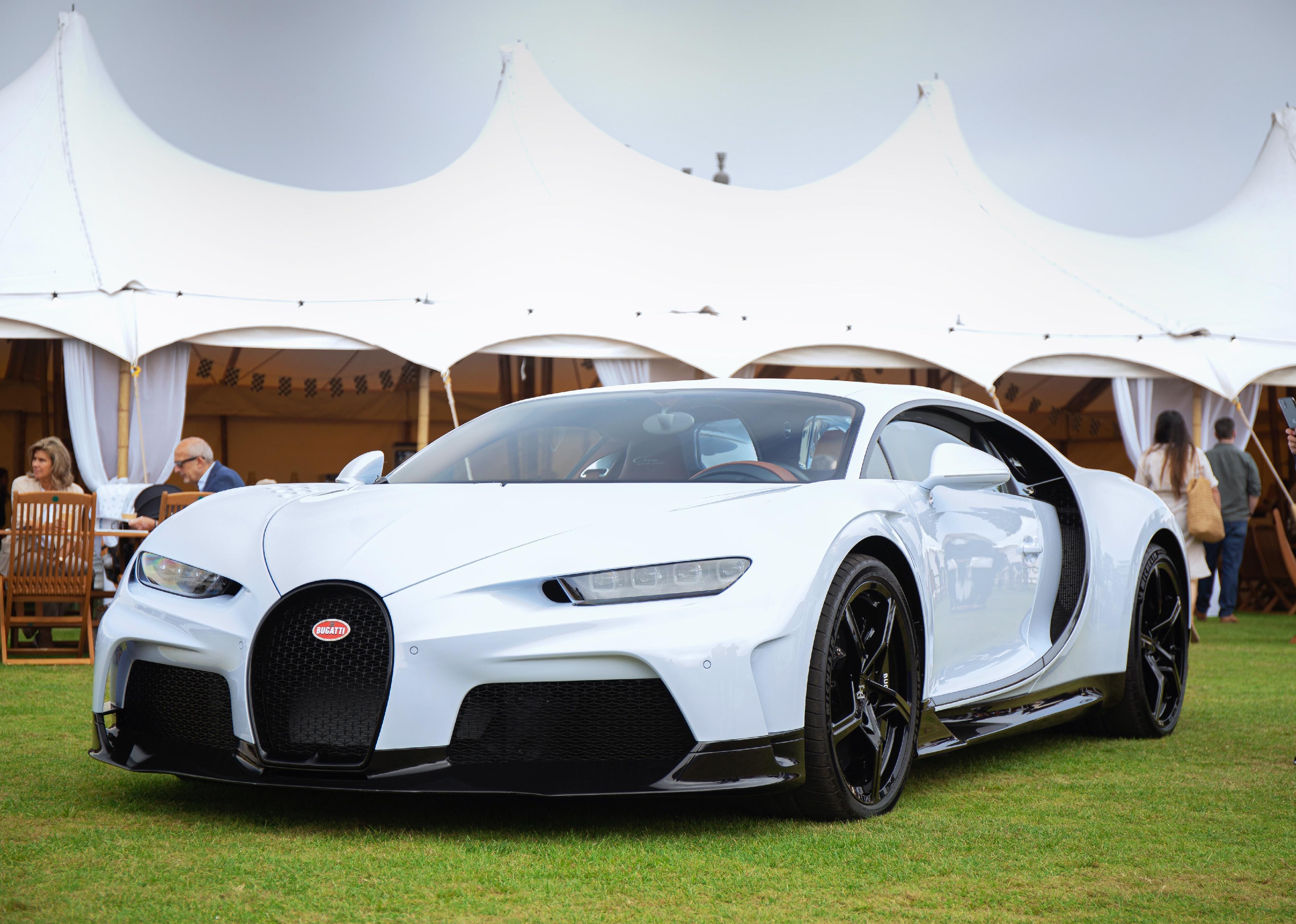 The Bugatti Chiron Super Sport seen at Salon Prive, held at Blenheim Palace. 