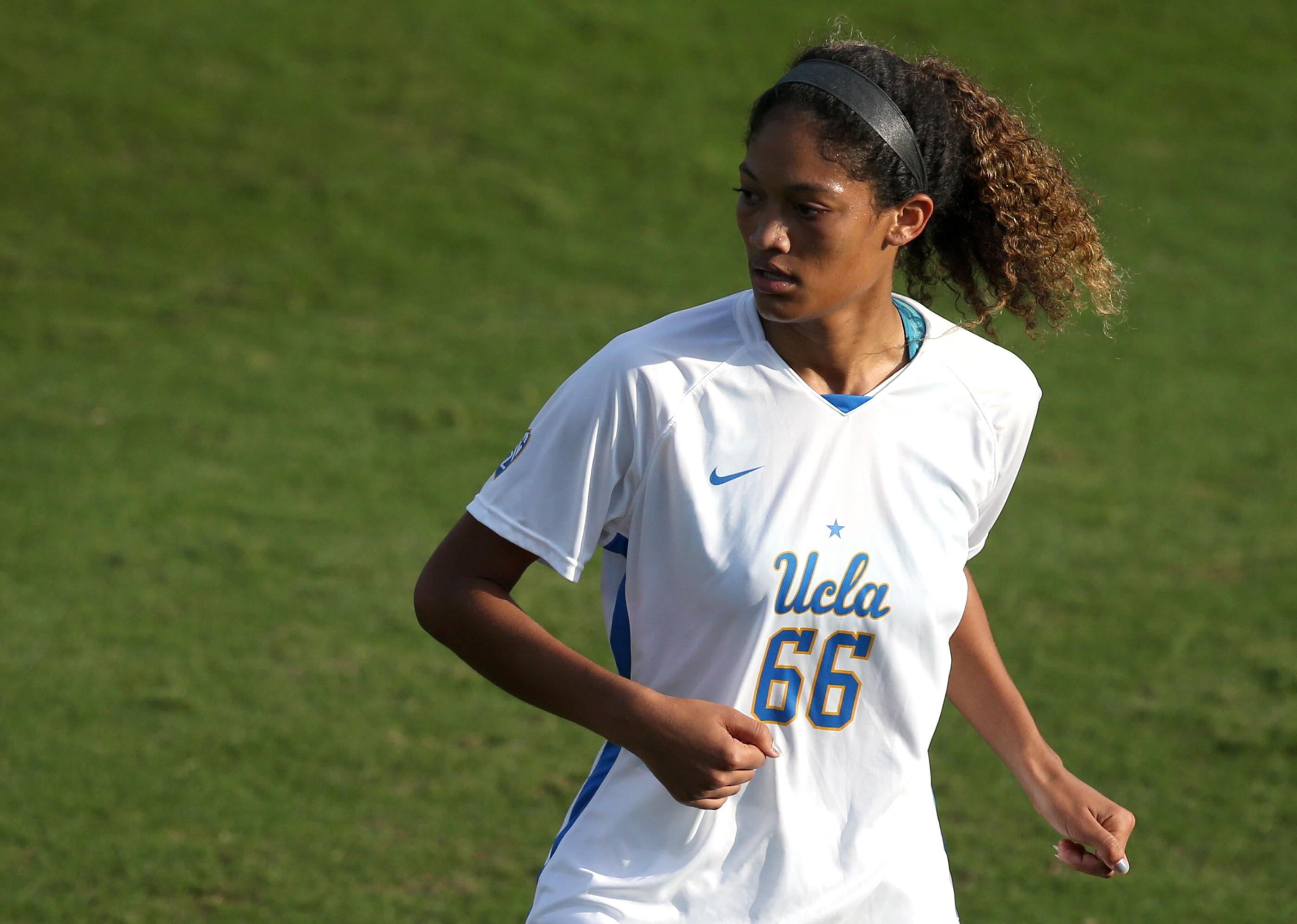 Reilyn Turner of the UCLA Bruins during a game. 