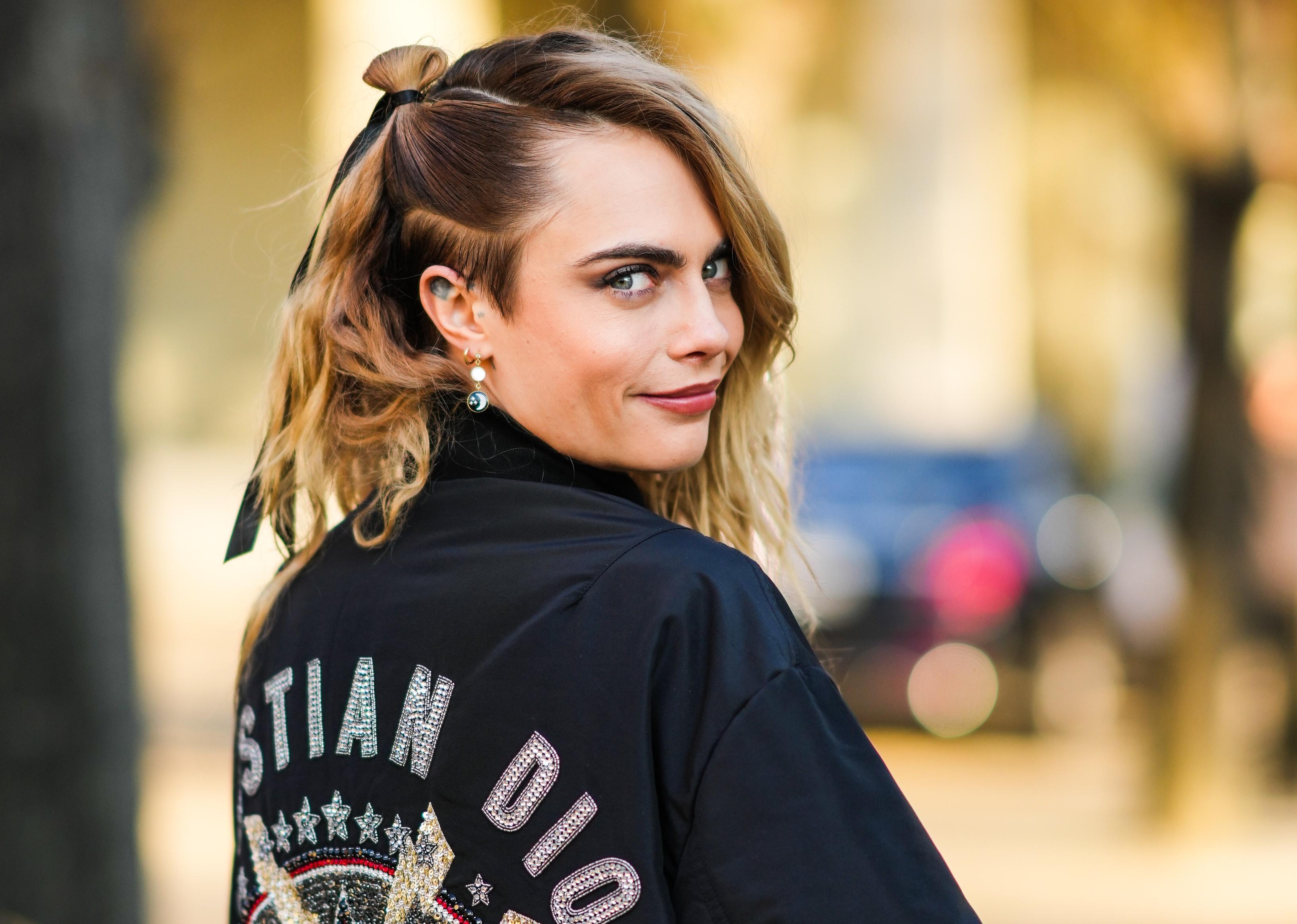 Cara Delevingne in Paris, France.