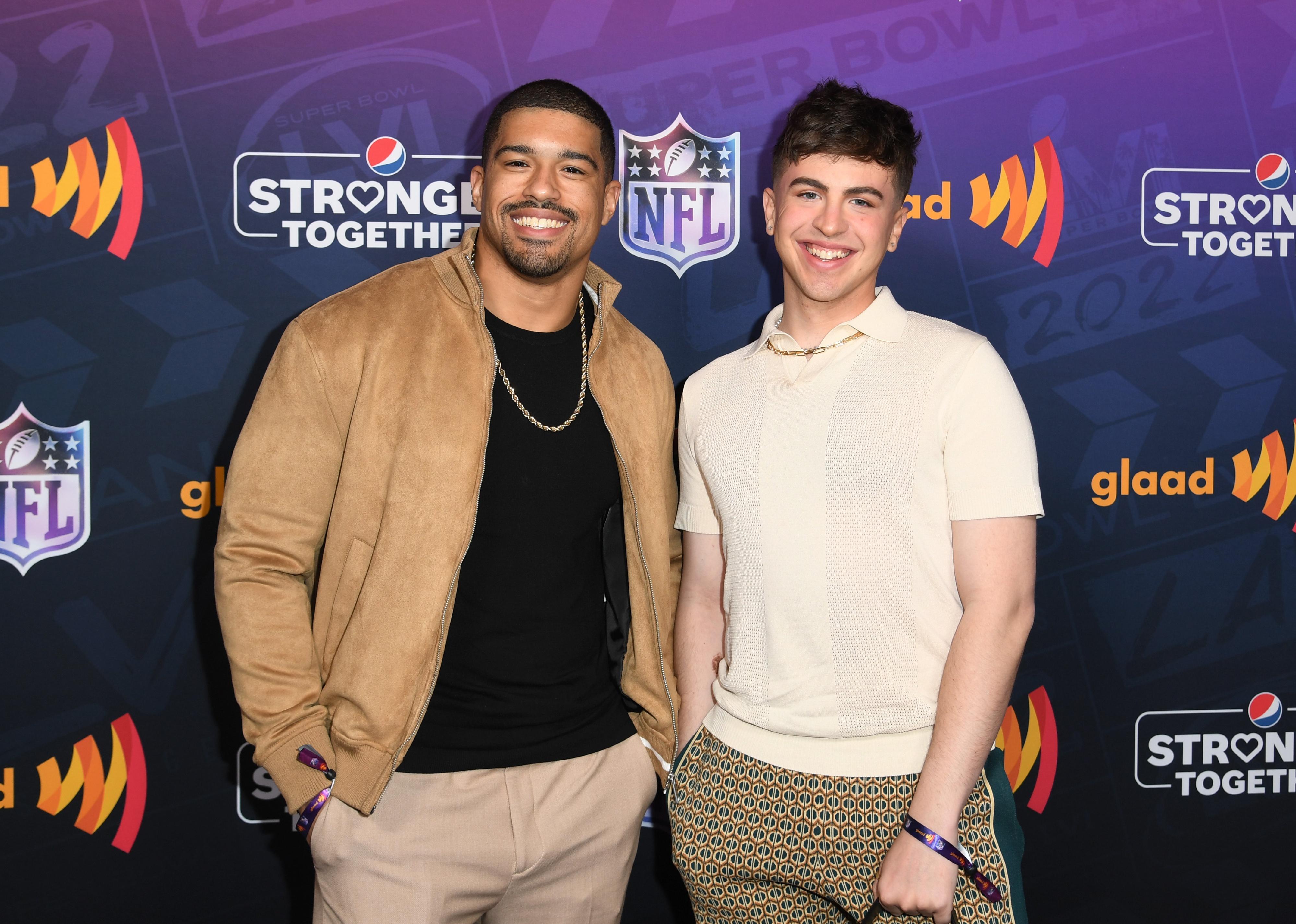 Anthony Bowens and Michael Pavano in Inglewood, California.
