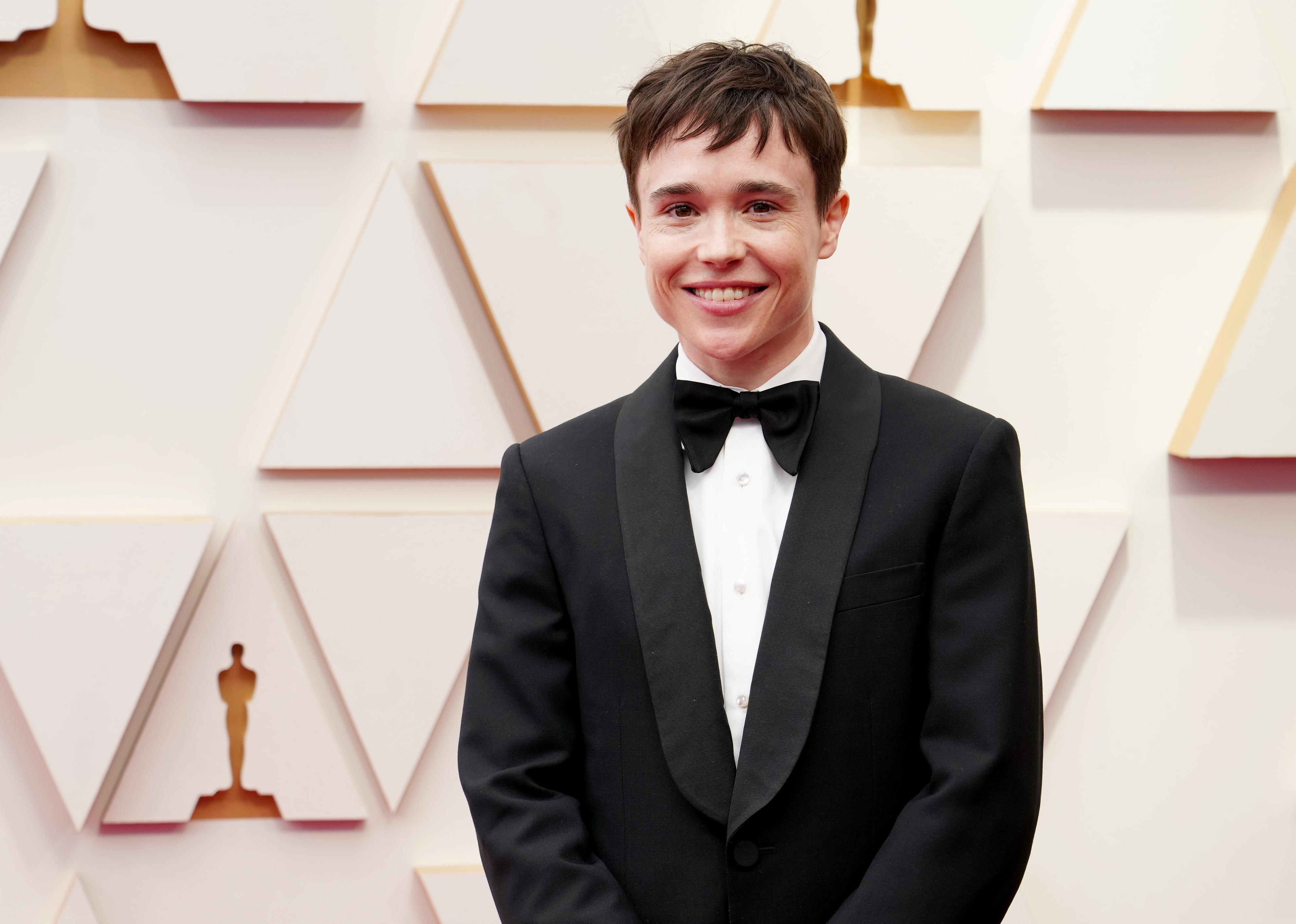 Elliot Page at the 94th Annual Academy Awards.