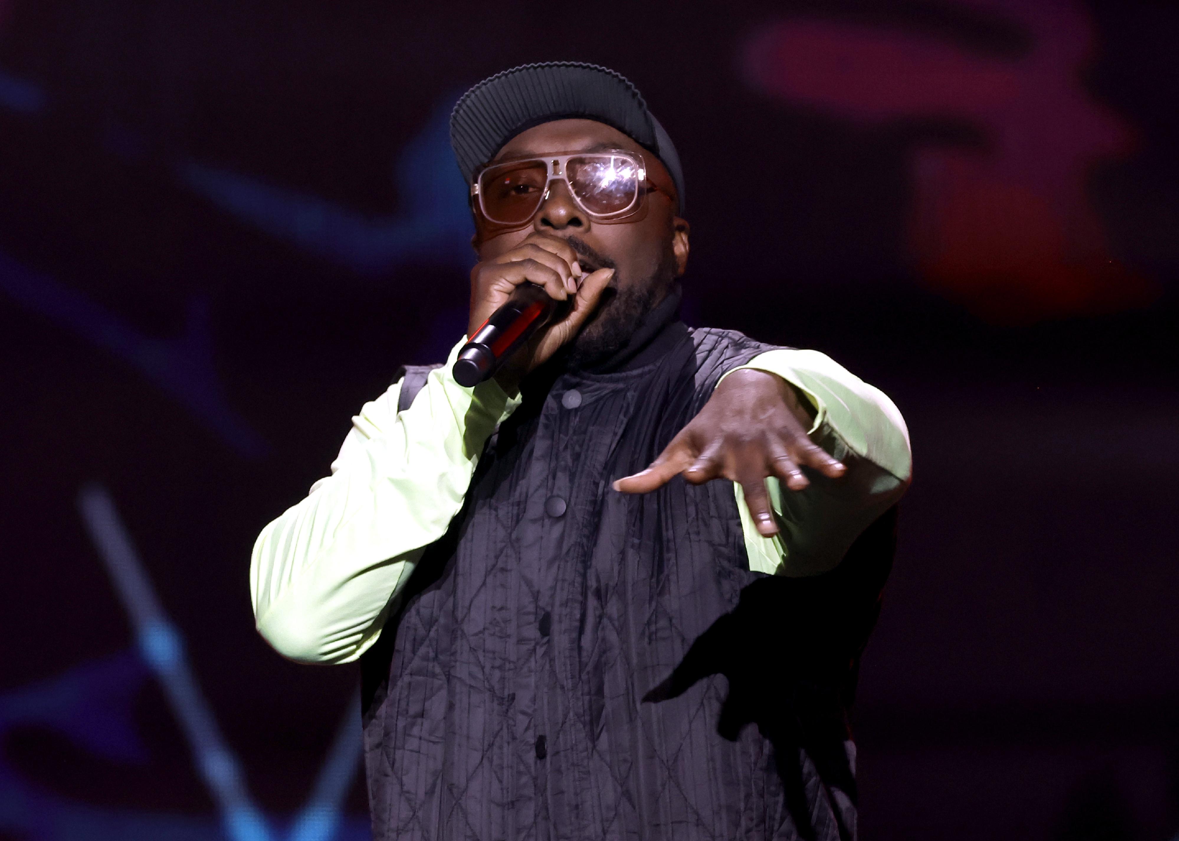 Will.i.am of Black Eyed Peas performs onstage during the 2022 iHeartRadio Music Festival.
