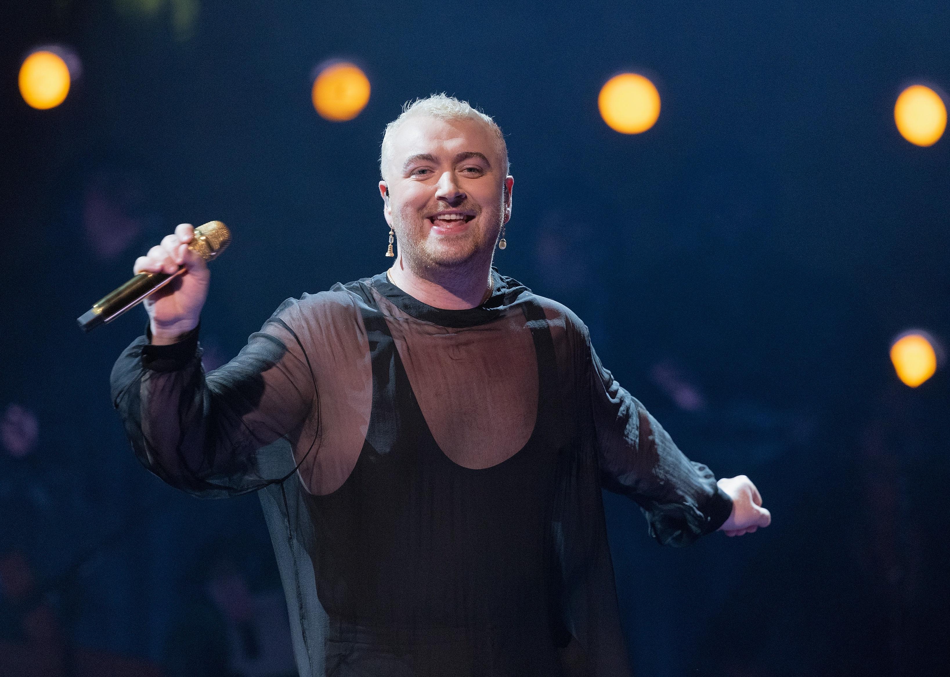 Sam Smith at Royal Albert Hall in London, England.