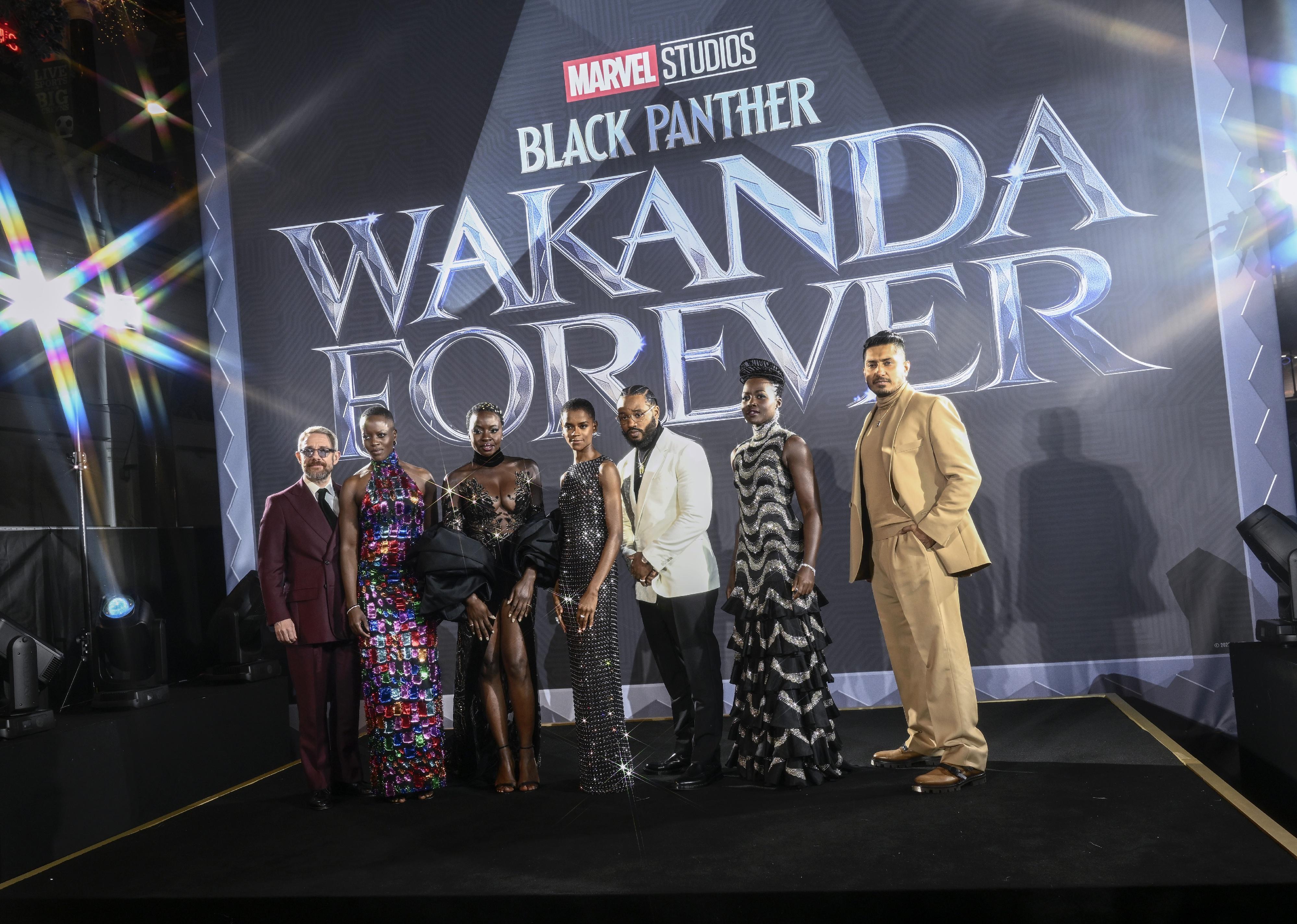 European Premiere of Marvel Studios' 'Black Panther: Wakanda Forever.'