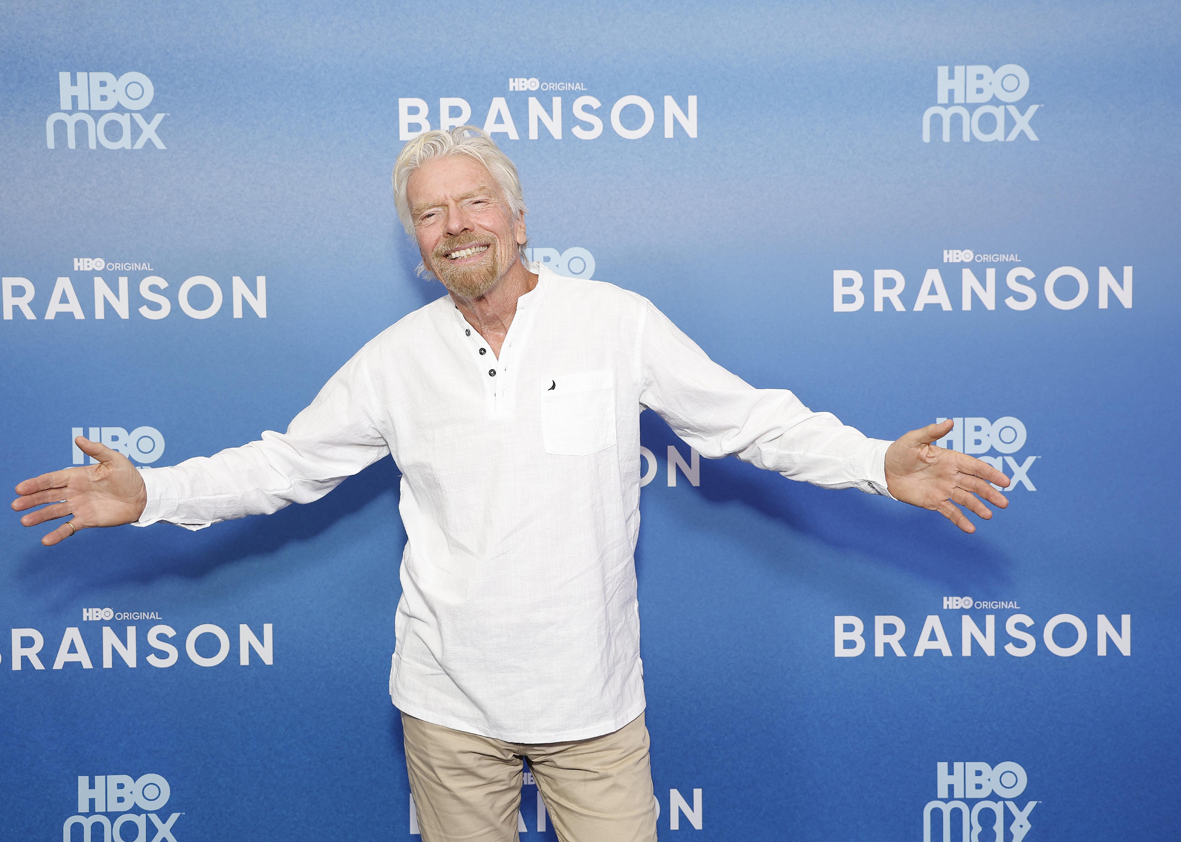 Sir Richard Branson attends "Branson" New York Premiere.