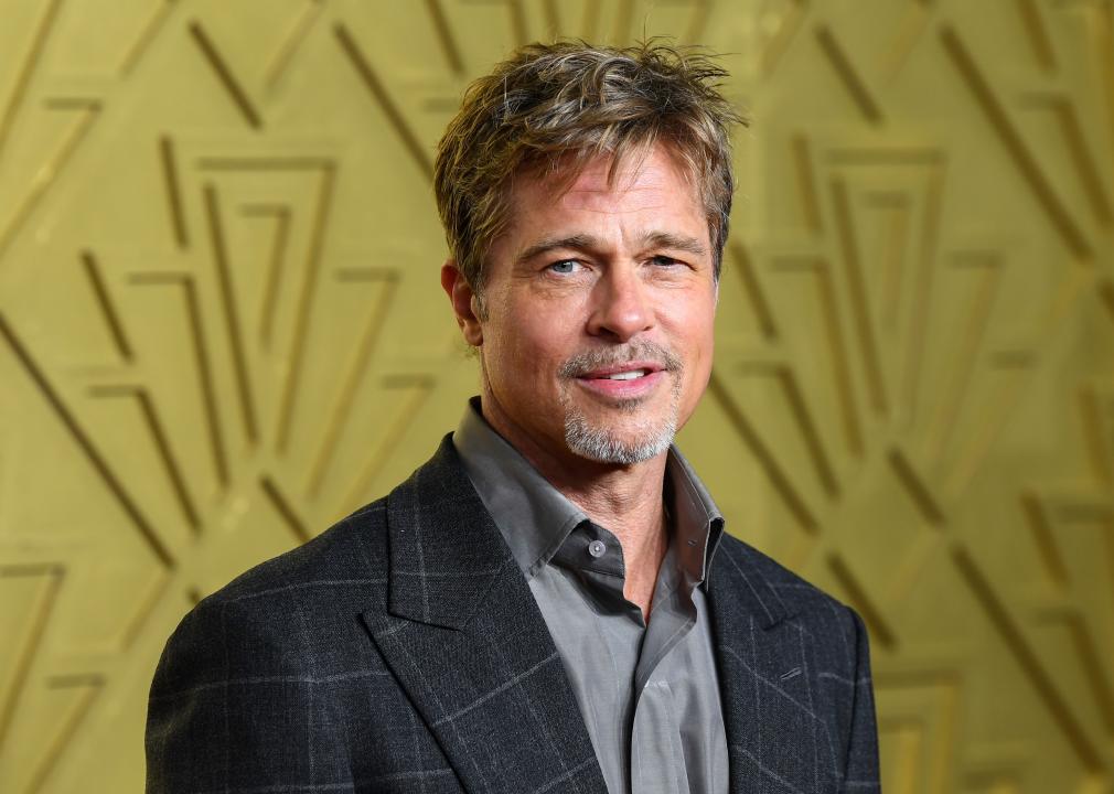 Brad Pitt attends the UK Premiere of "BABYLON".