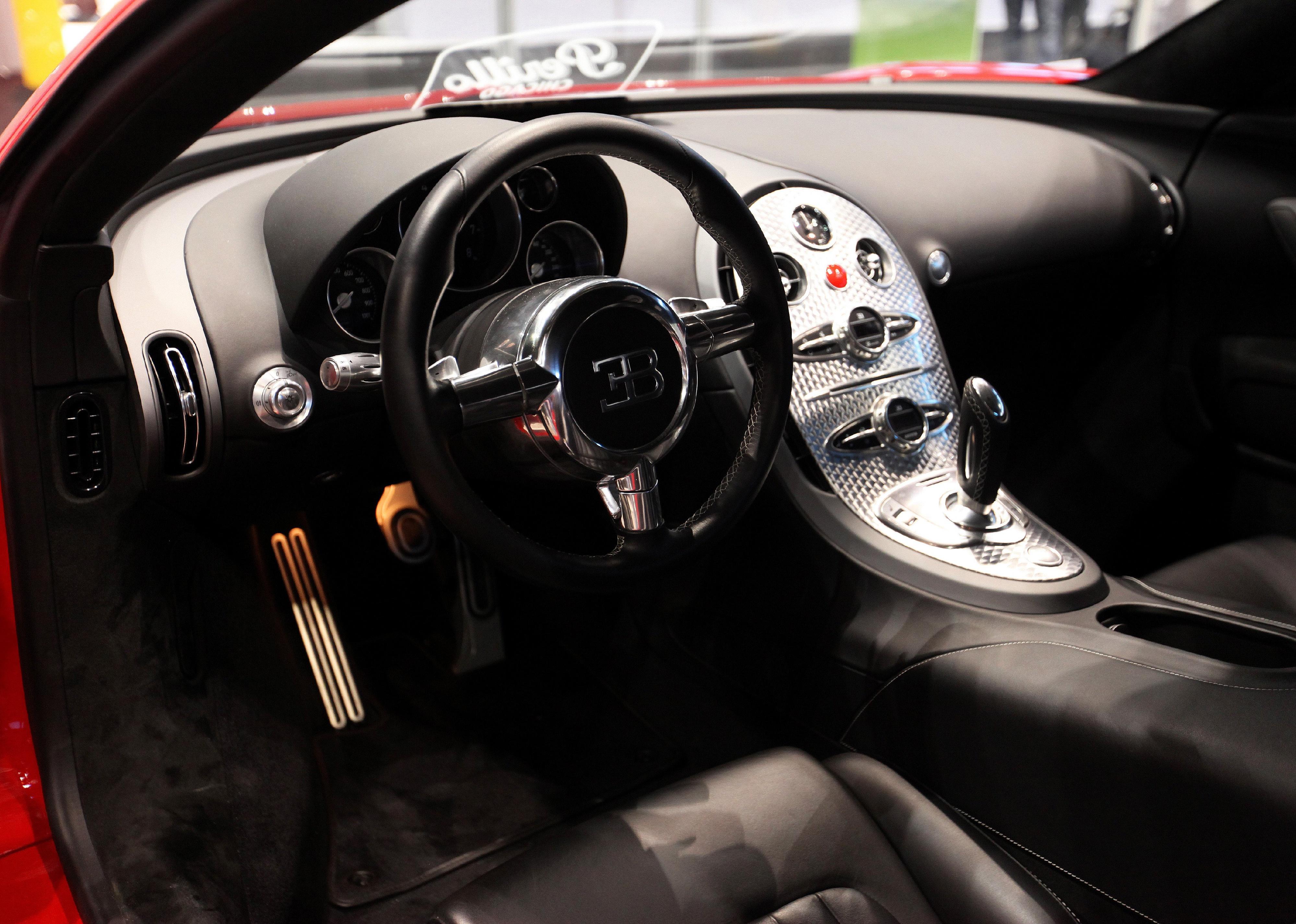 The 2008 Bugatti Veyron 16.4 at the 106th Annual Chicago Auto Show.