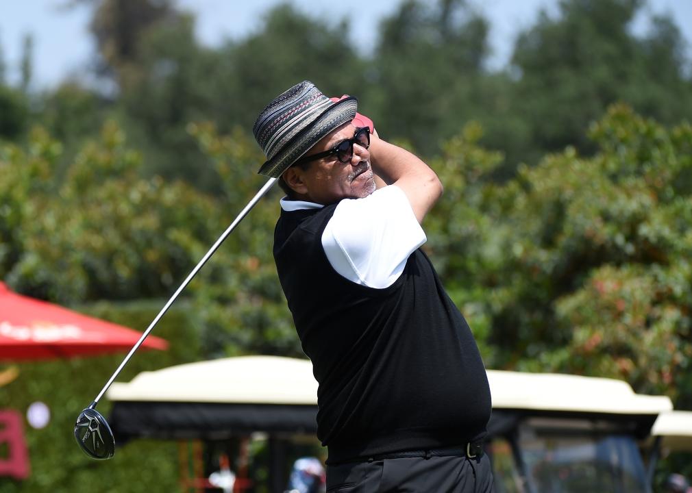 George Lopez plays during the 8th Annual George Lopez Celebrity Golf Classic.