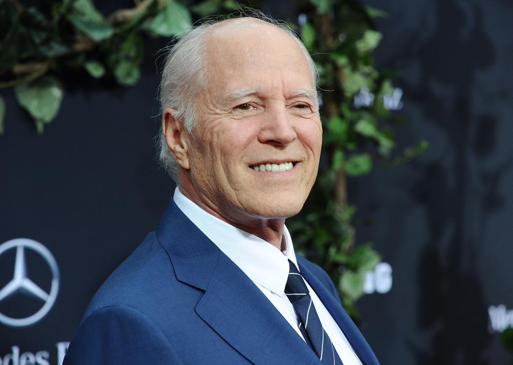 Frank Marshall at the premiere of "Jurassic World" 