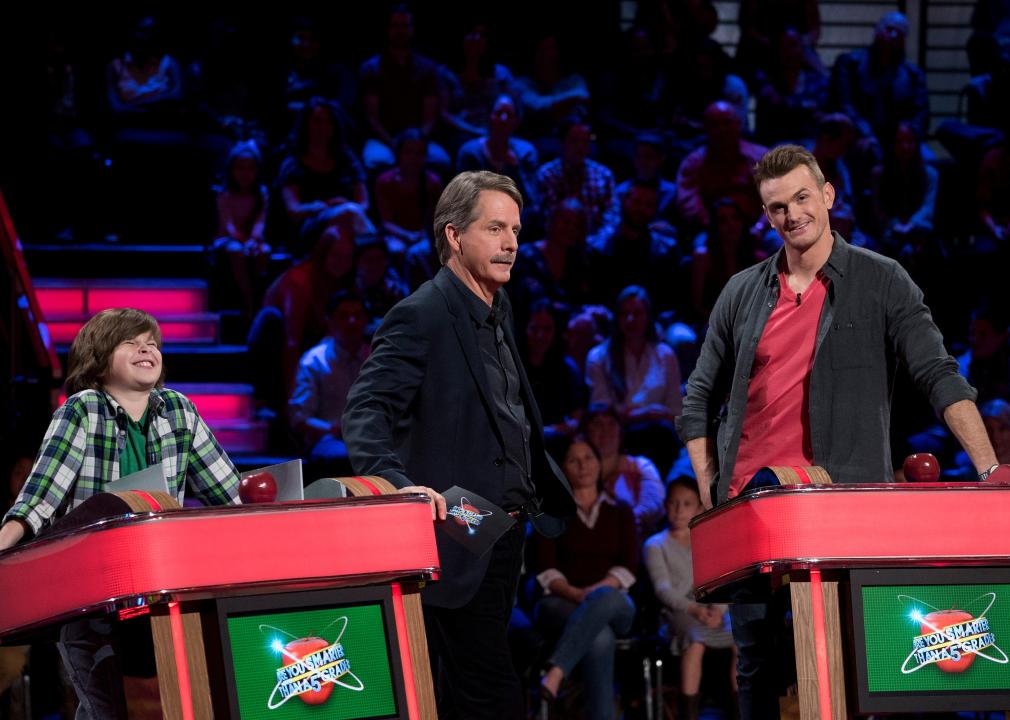 Jeff Foxworthy on the set of "Are You Smarter Than A 5th Grader?"