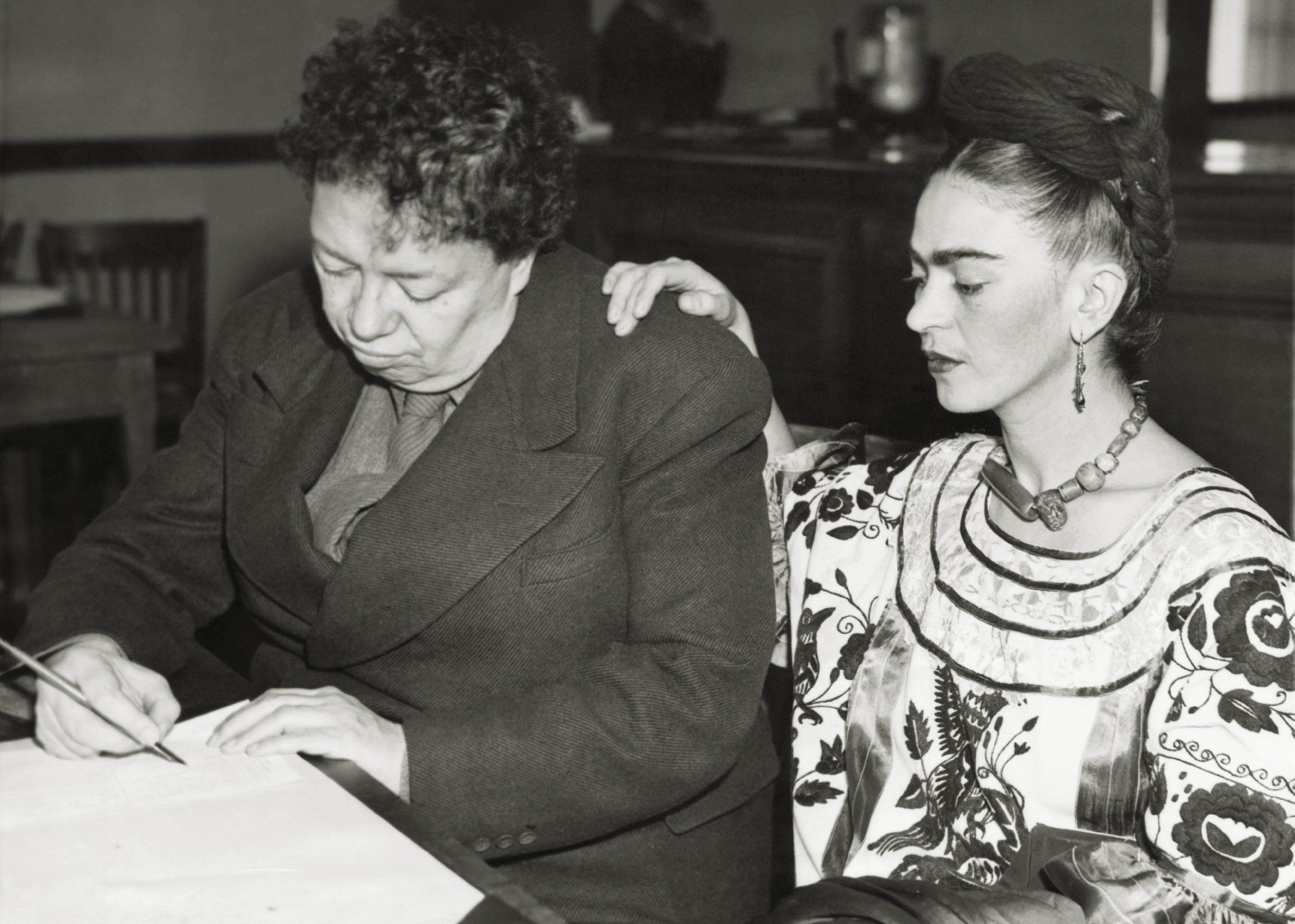 Artists Diego Rivera and Frida Kahlo.