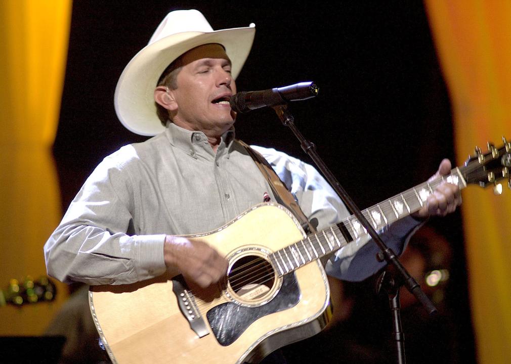 George Strait performs at the Country Freedom Concert.