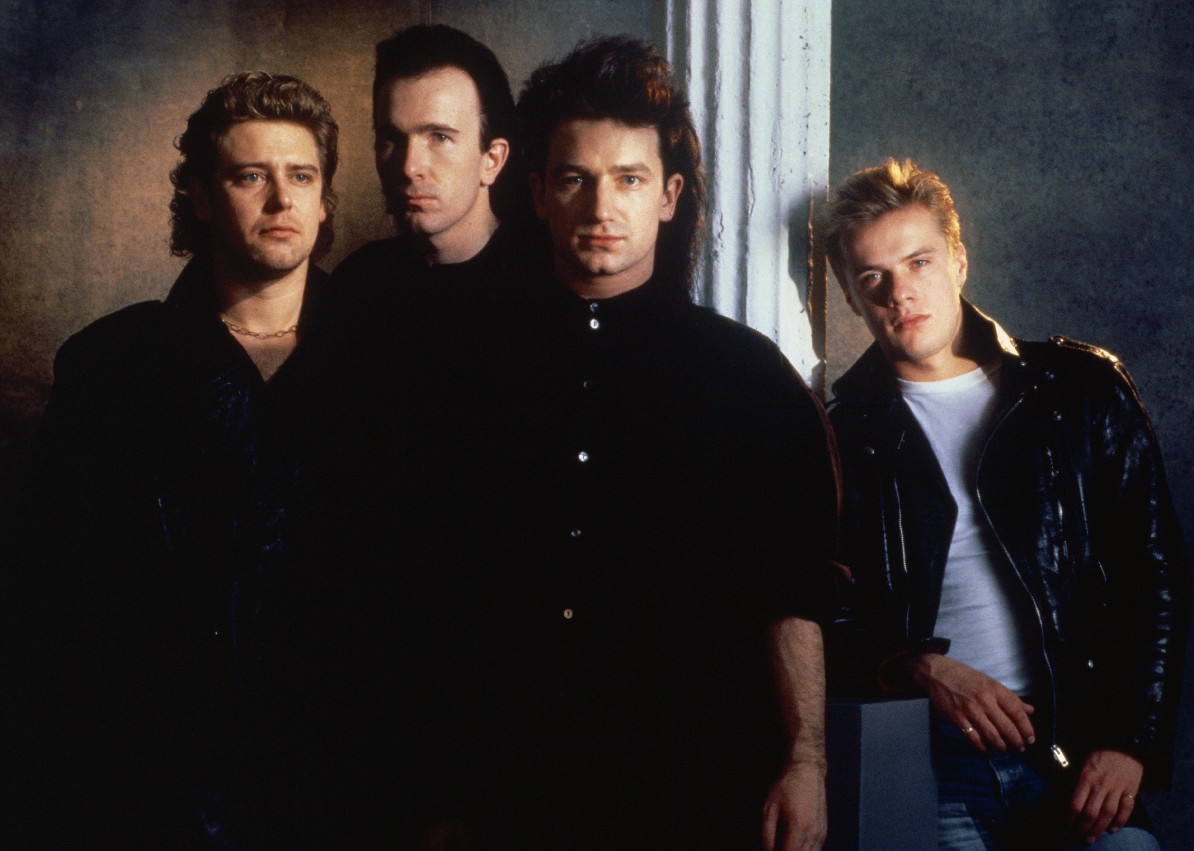 Portrait of U2 group.