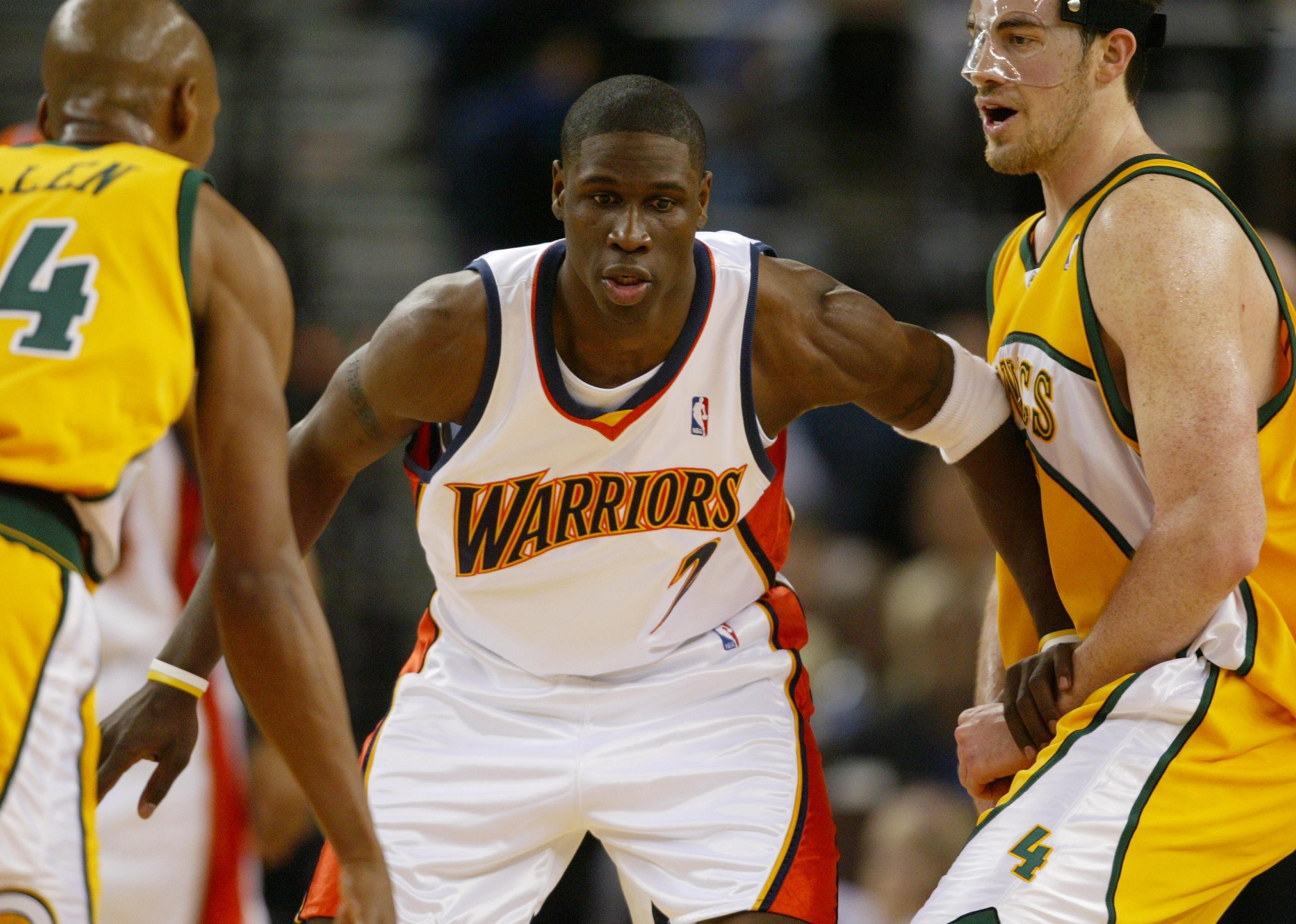 Mickael Pietrus during a game at Oakland Arena.