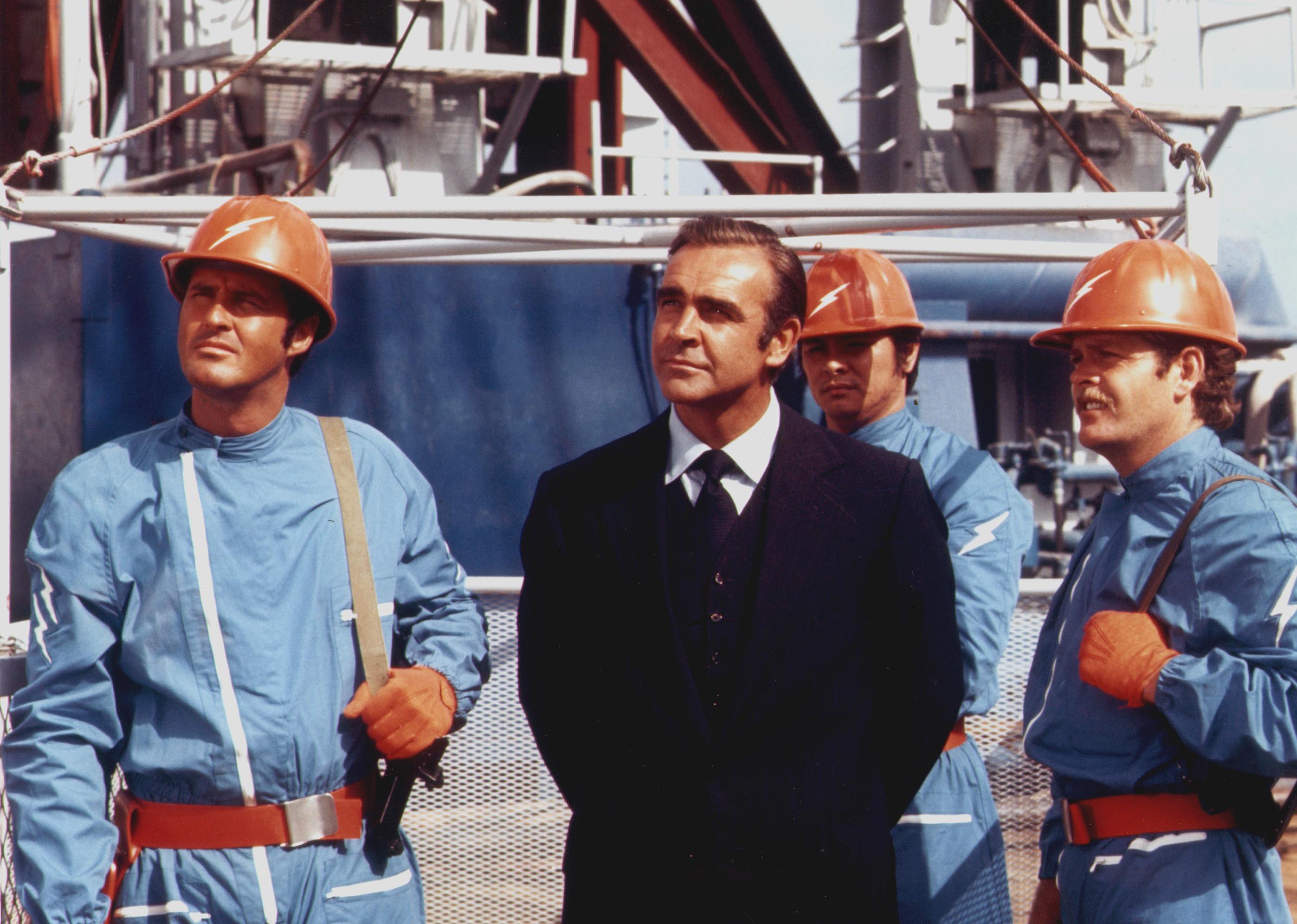 Sean Connery in the 1971 James Bond movie "Diamonds Are Forever."