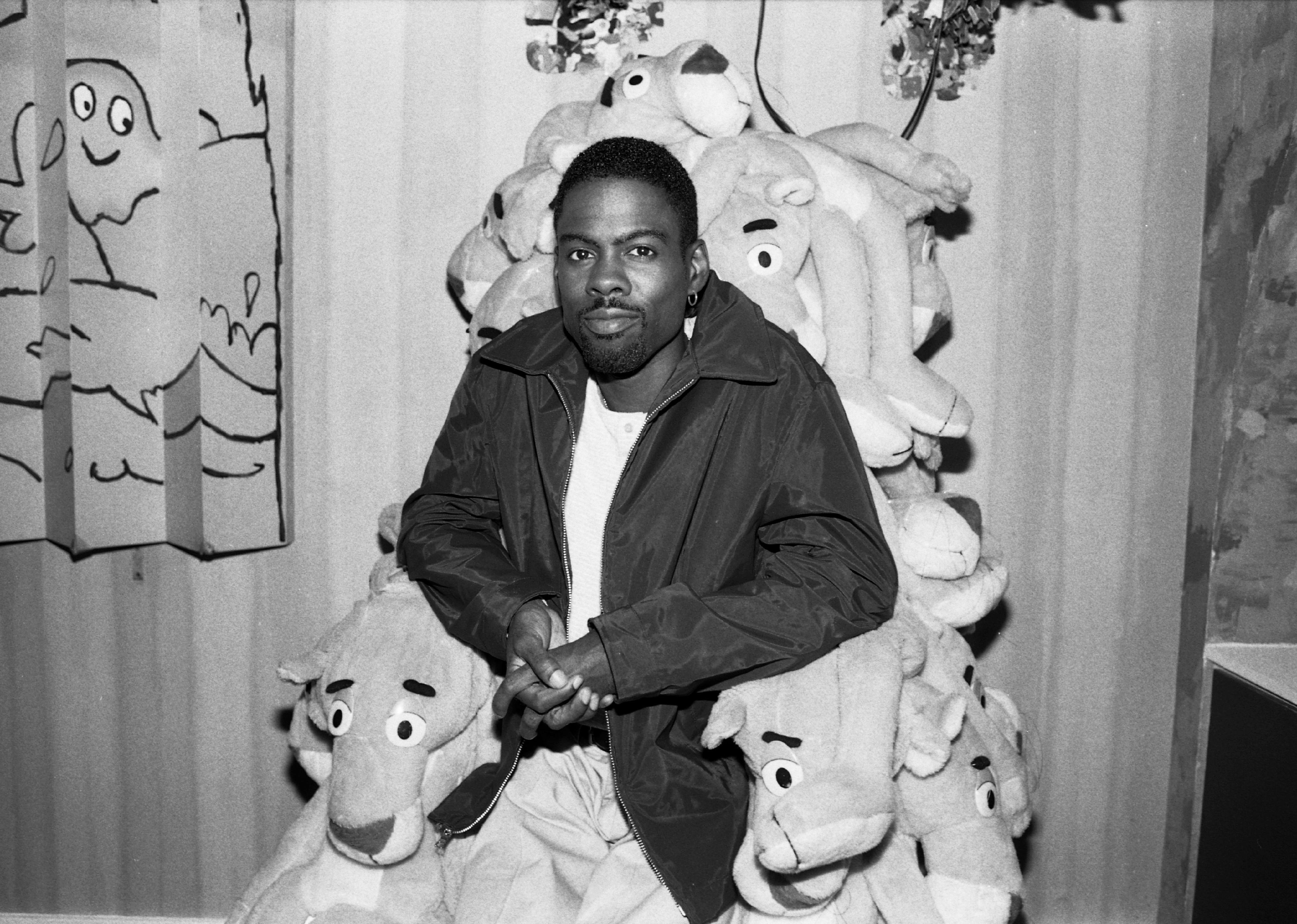 Chris Rock poses for a portrait in the Gary Panter Playroom.