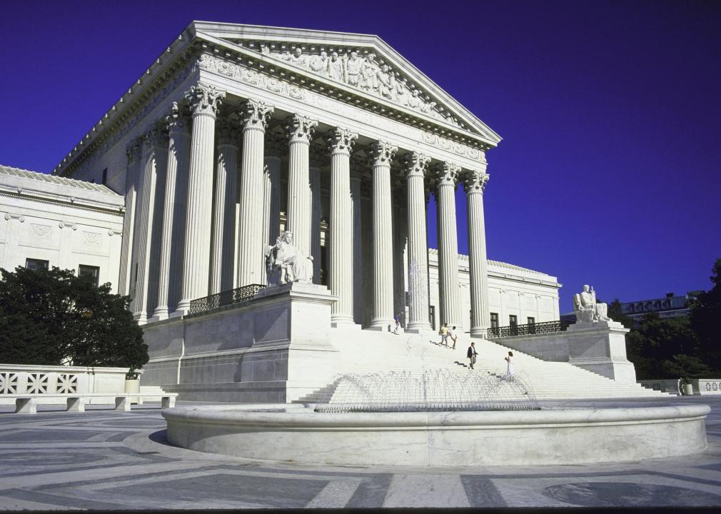Supreme Court building in 1986