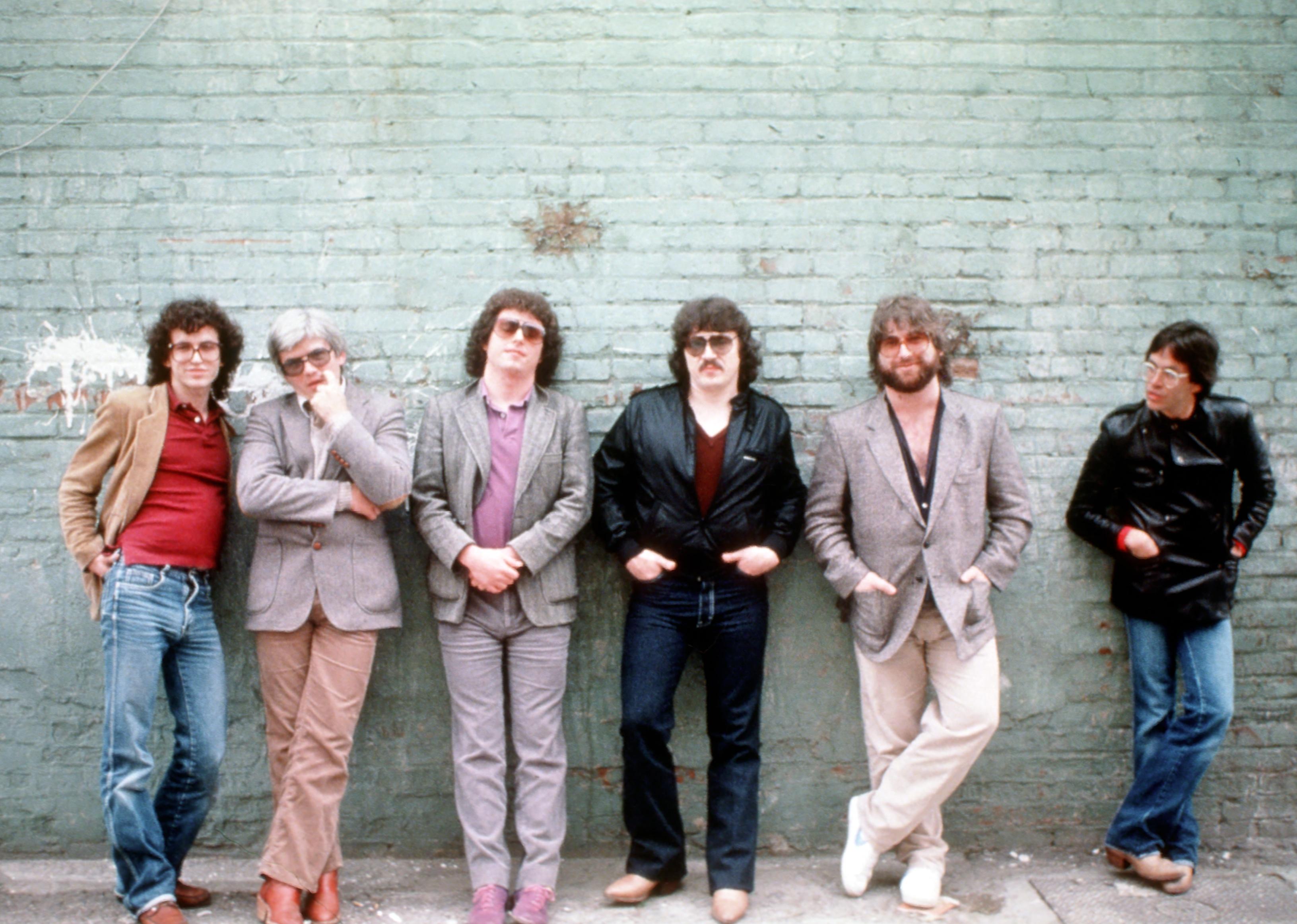 Rock group Toto pose for a portrait in May 1982.