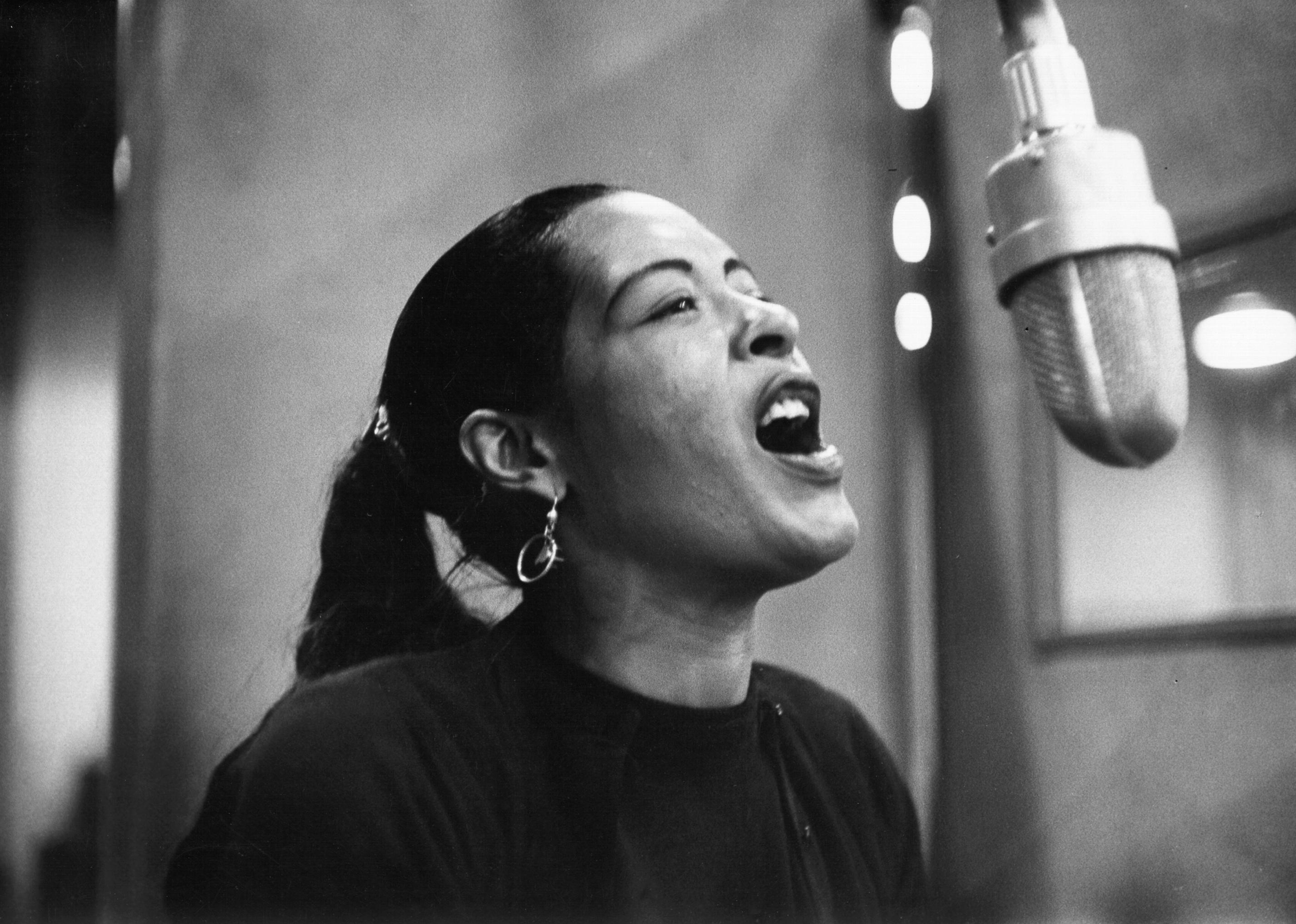 Billie Holiday records her penultimate album 'Lady in Satin at the Columbia Records studio.