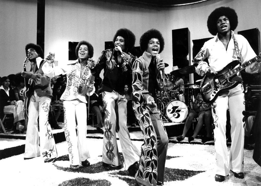 Jackson 5 Performing on a TV show.
