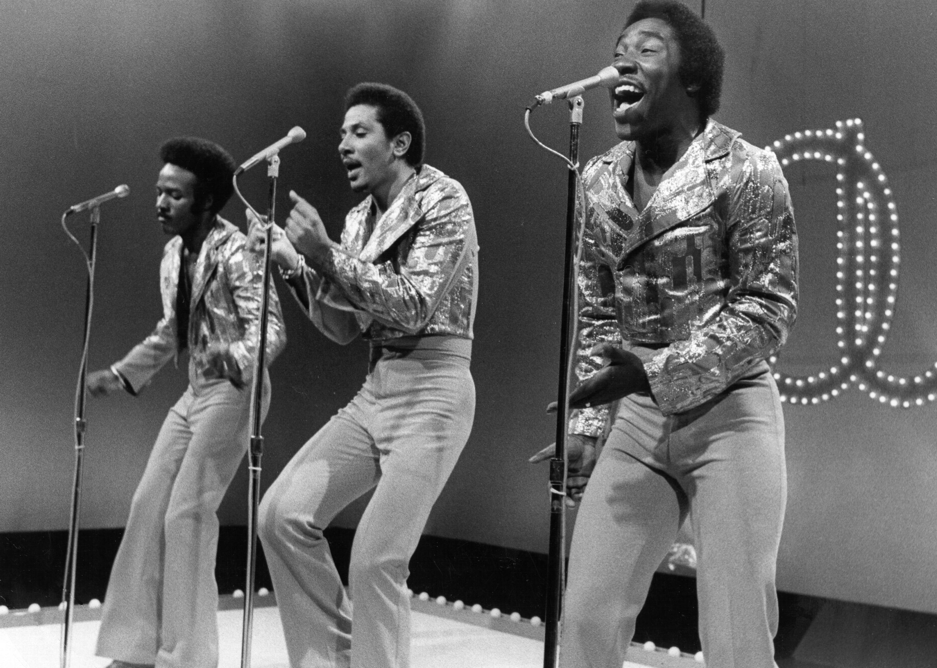 The O'Jays performing on Soul Train, 1974. 