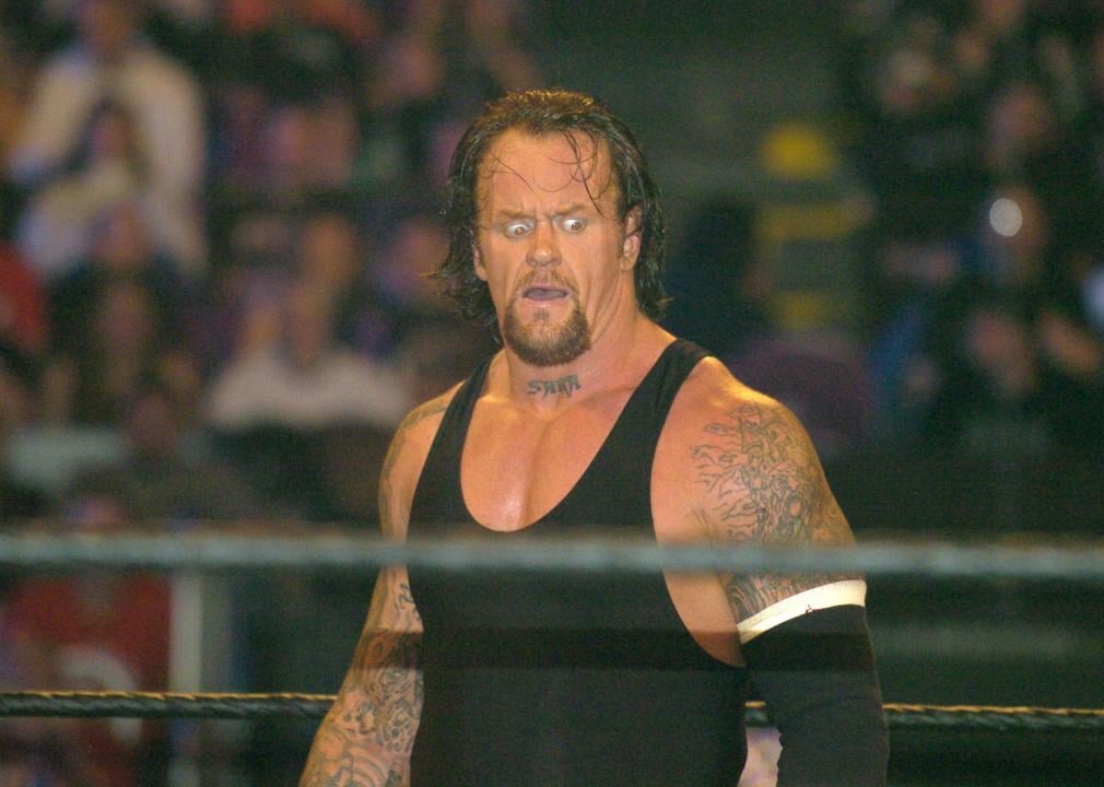 Undertaker in action in the ring