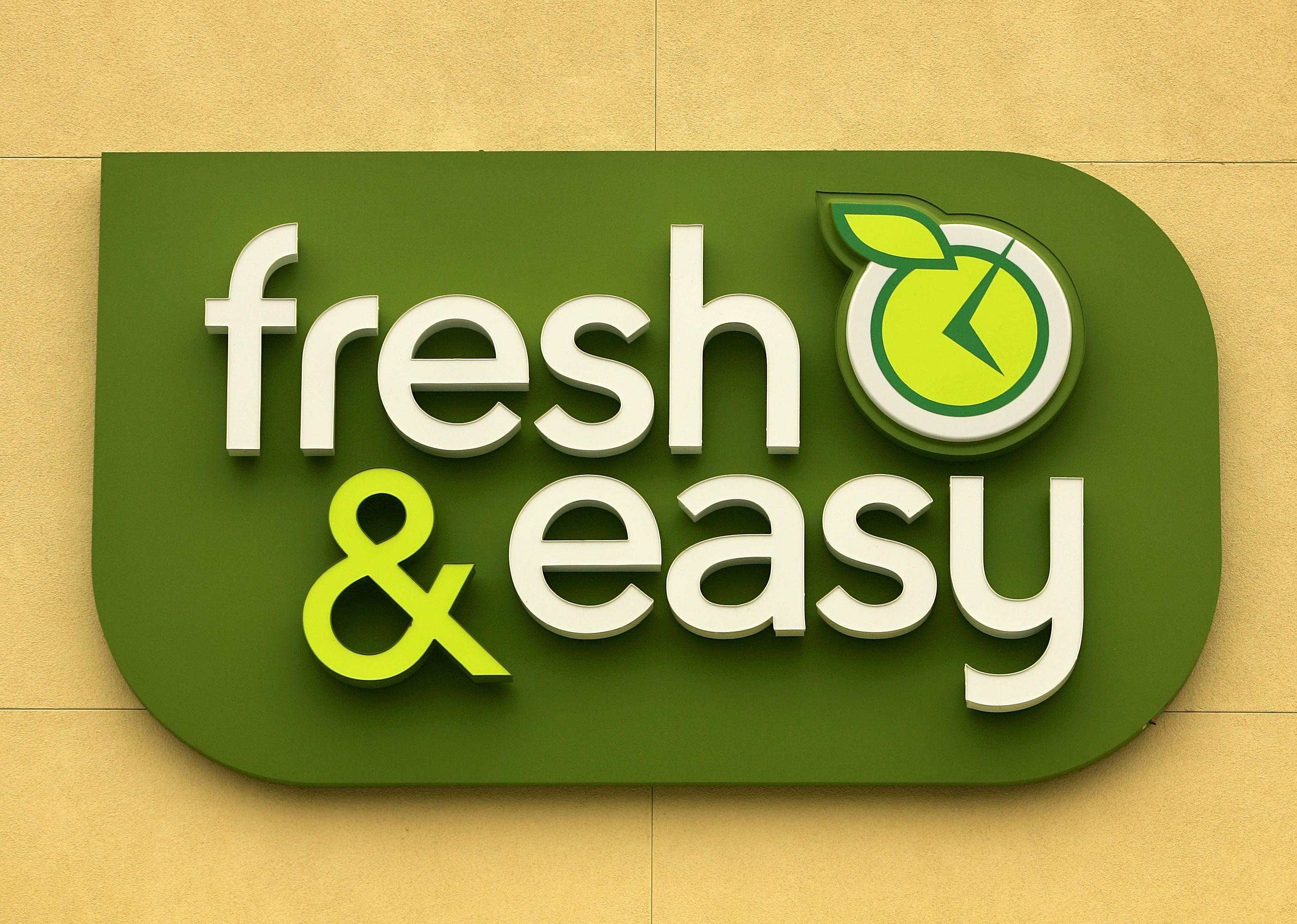 Fresh & Easy storefront logo.