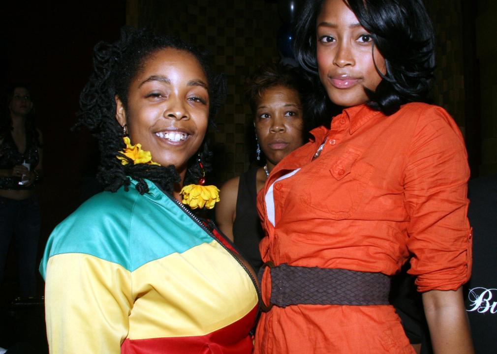 Khia and Guest at a birthday party.