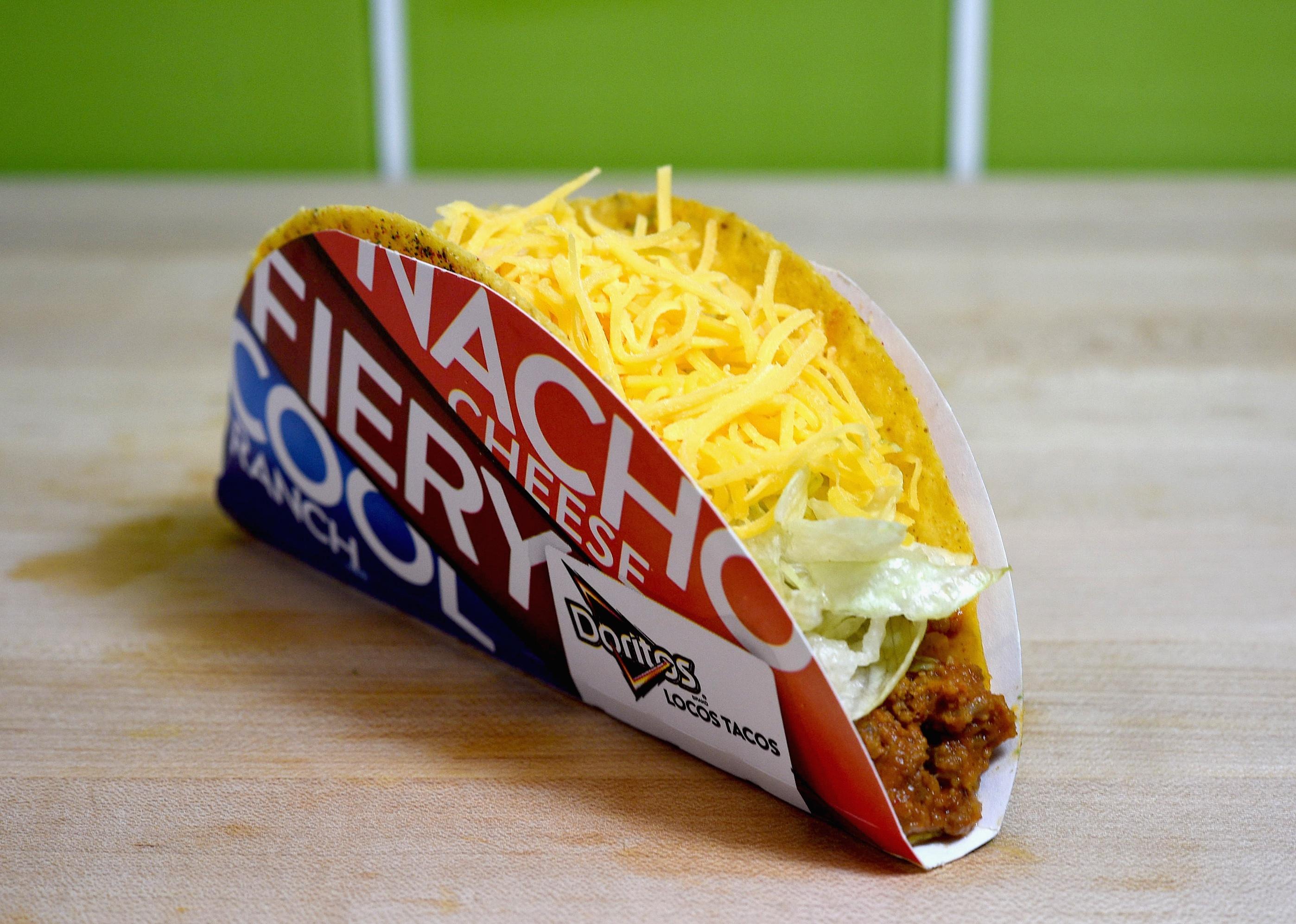 Product shot of Doritos Locos Taco.