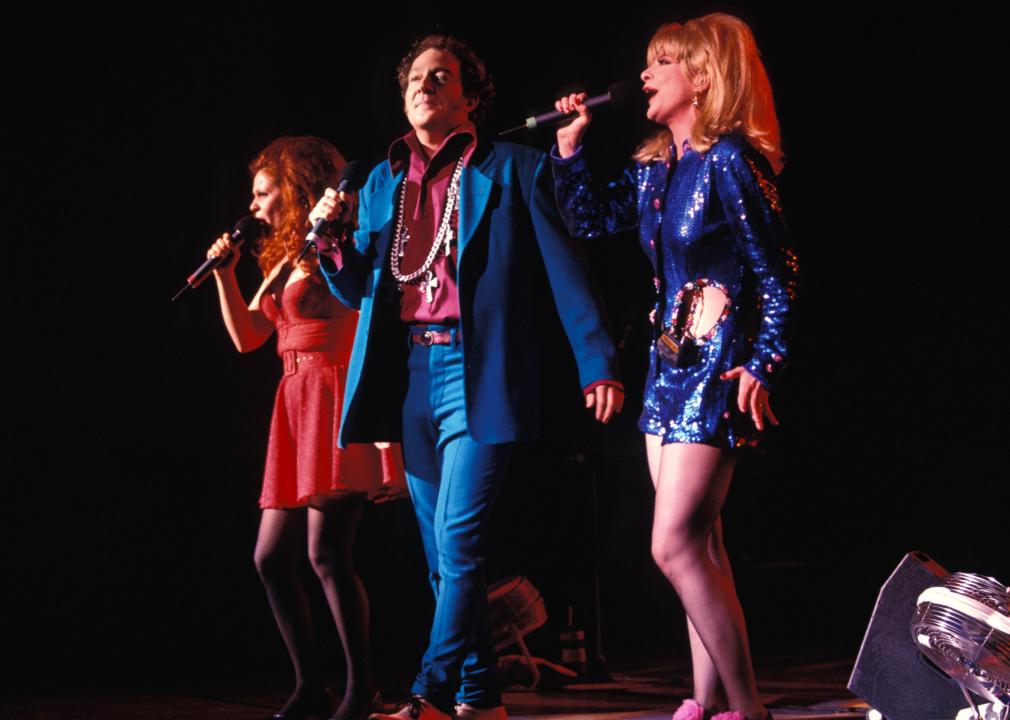  Photo of B-52's on stage.