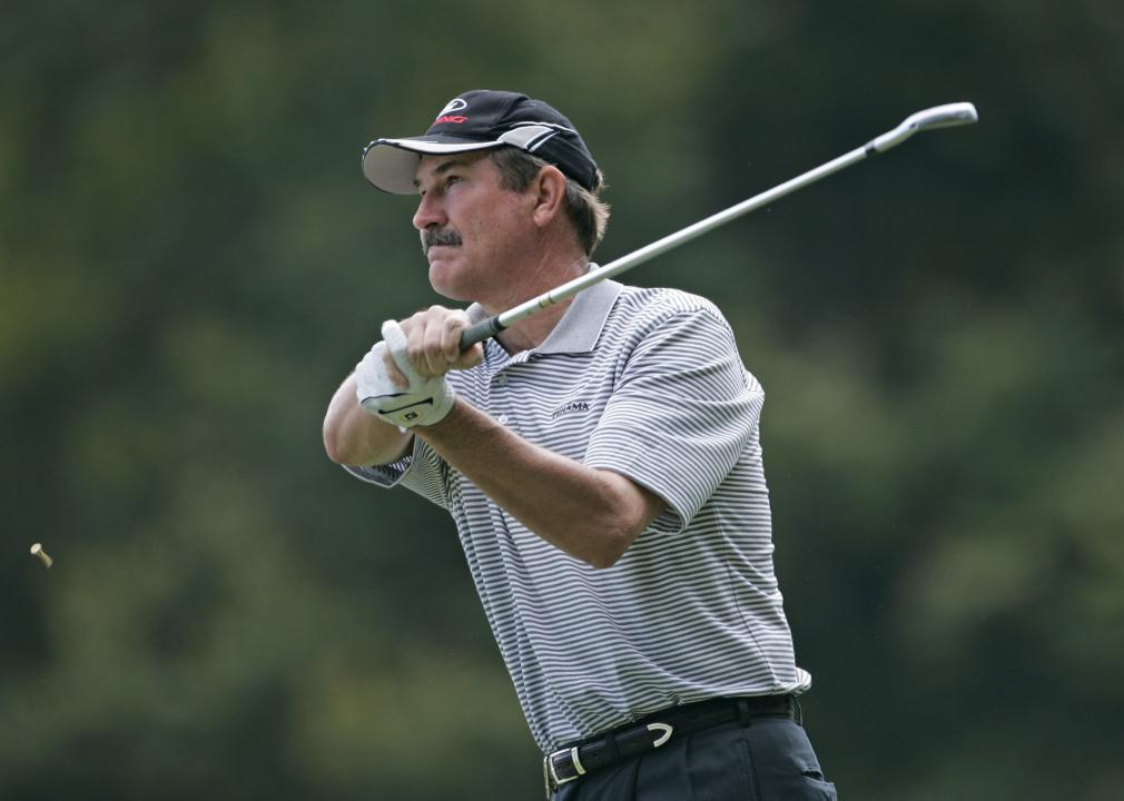 Rick Rhoden during the first round of the Greater Hickory Classic