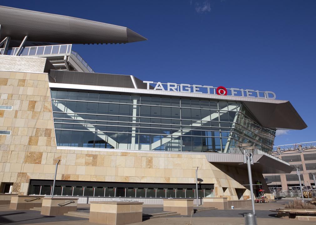 An exterior general view of Target Field