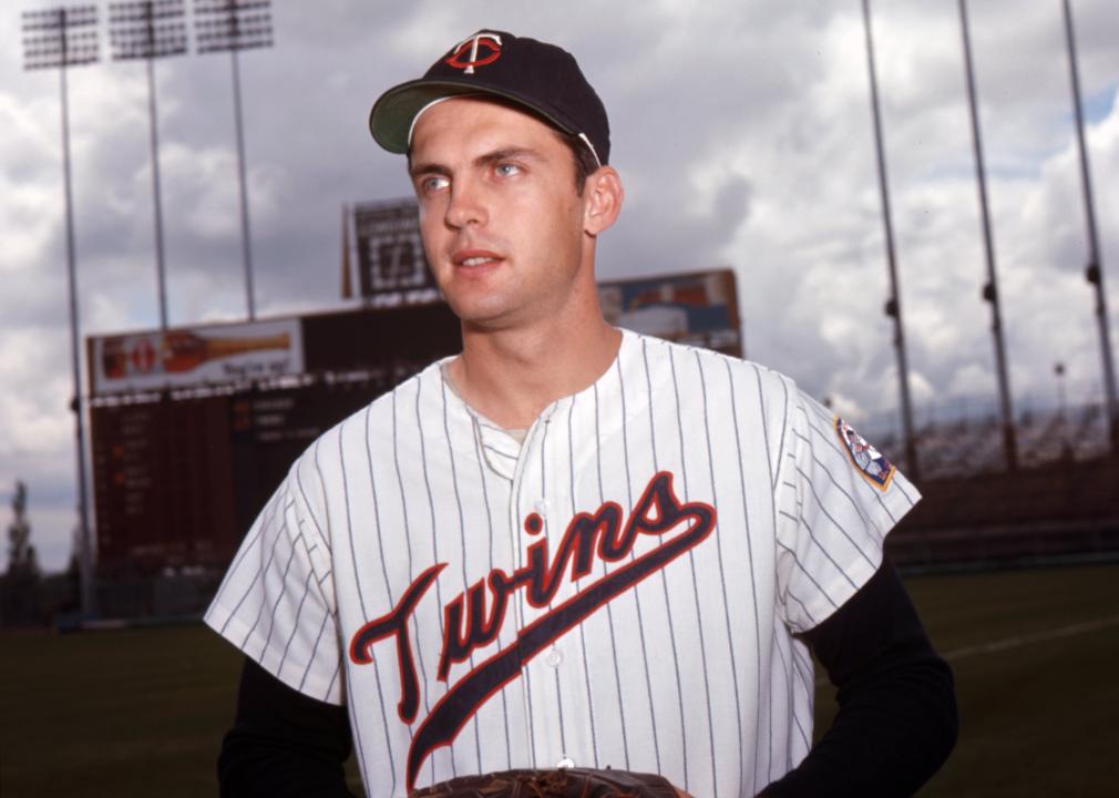 Dean Chance of the Minnesota Twins prior to a game circa 1967