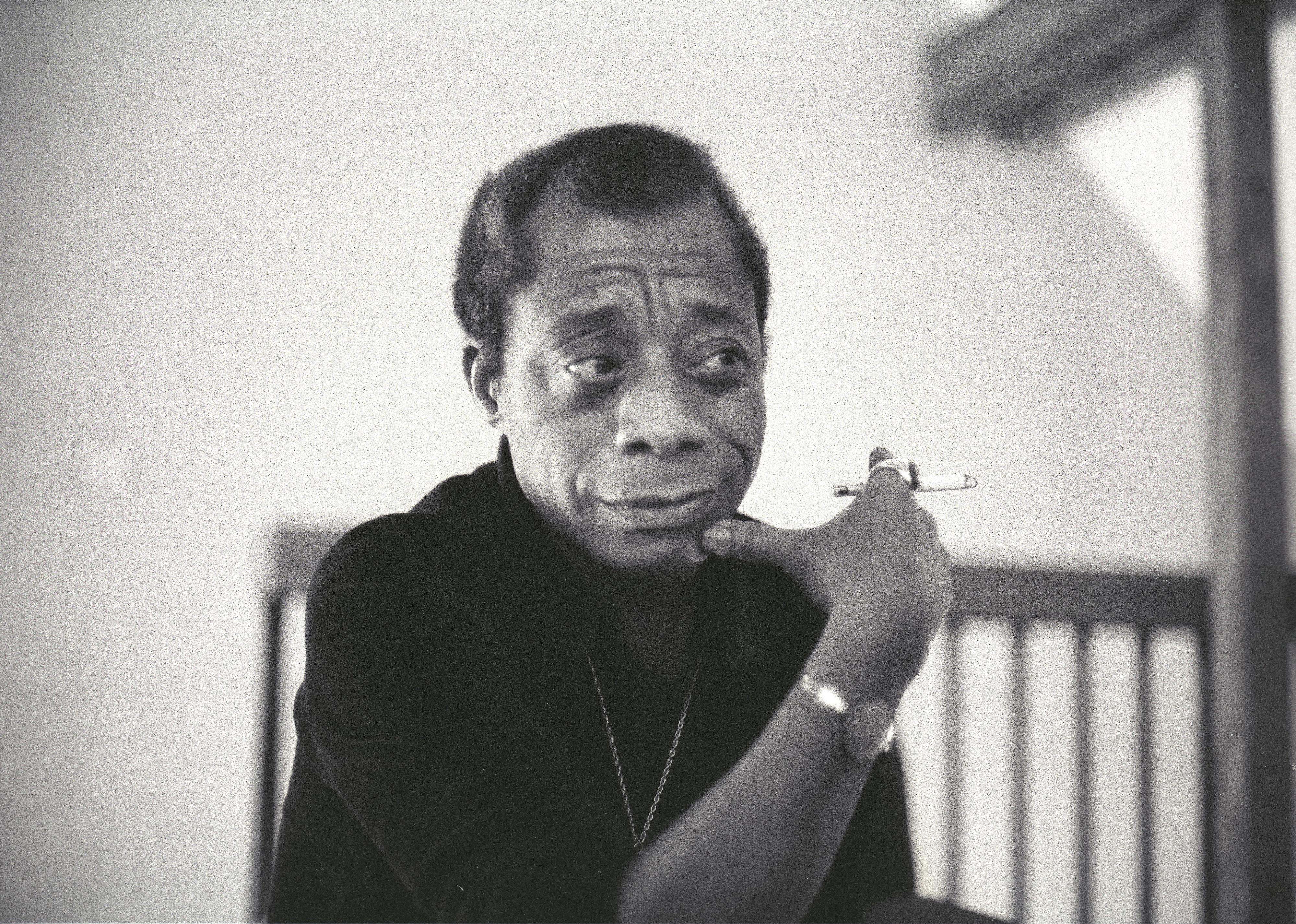 American Writer James Baldwin in Paris.