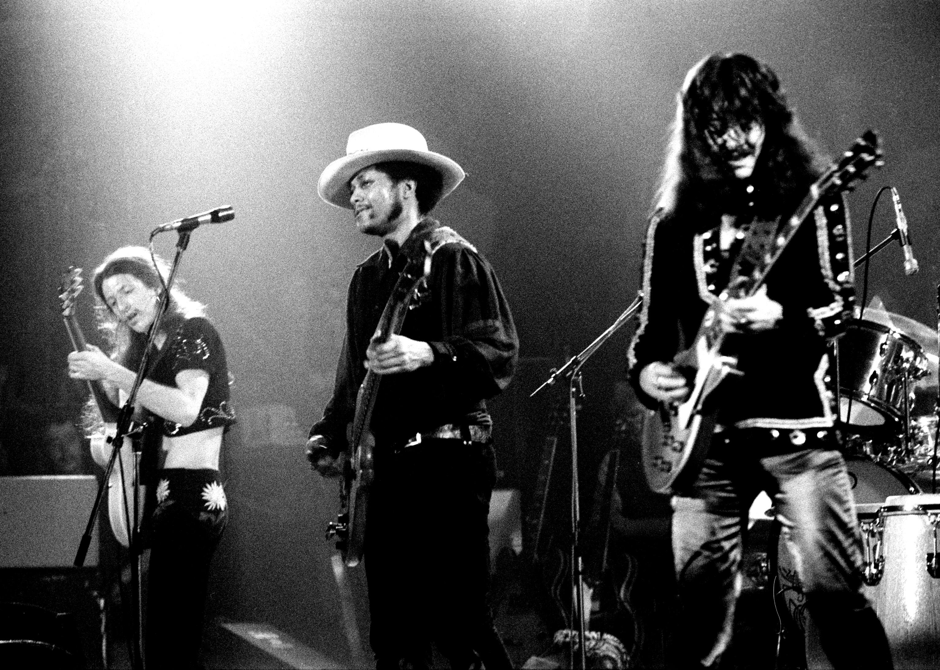 The Doobie Brothers perform live on stage.