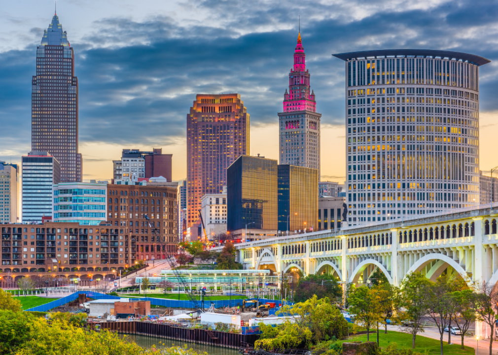 Downtown Cleveland, Ohio.