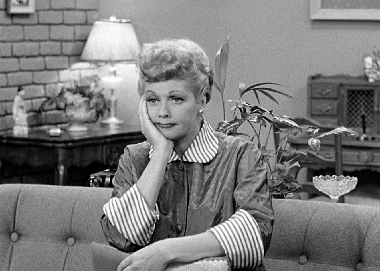 Actors in a scene from ‘I Love Lucy’.
