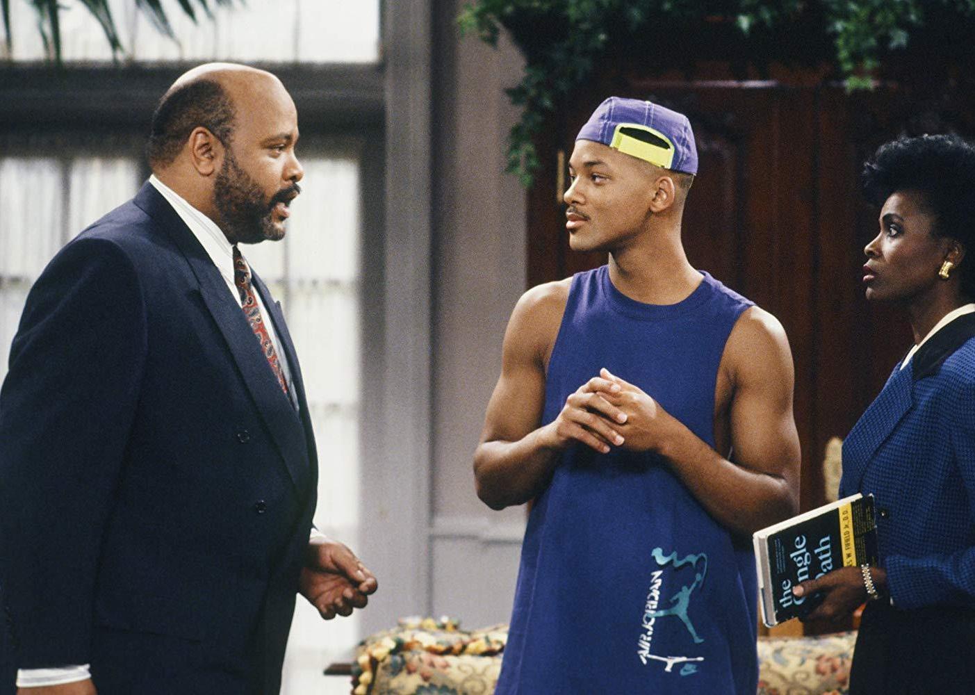 Actors in an episode of ‘The Fresh Prince of Bel-Air’.
