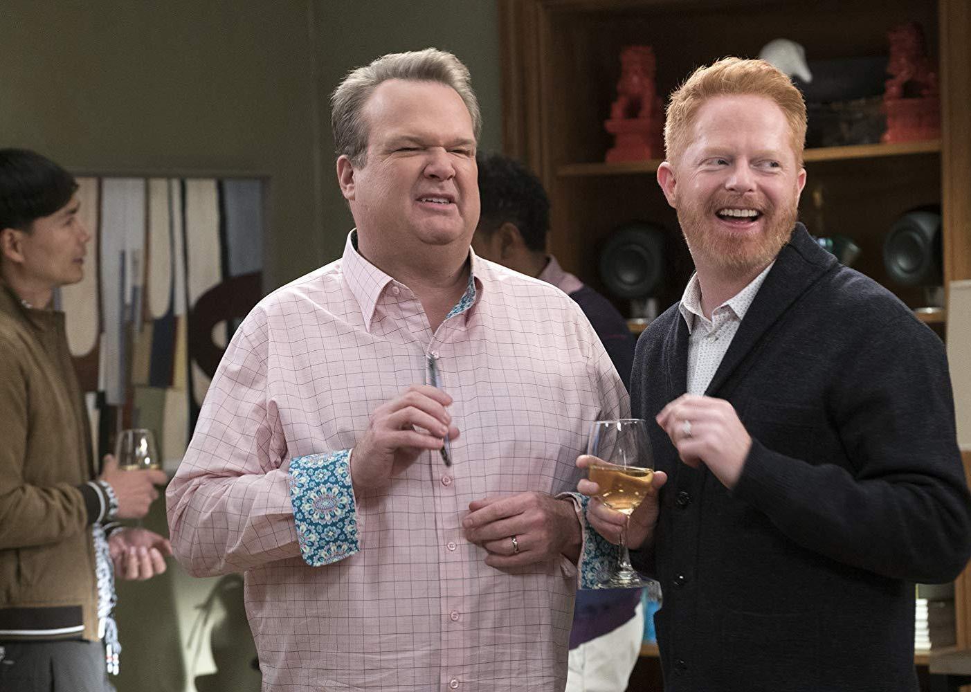 Actors in a scene from ‘Modern Family’.