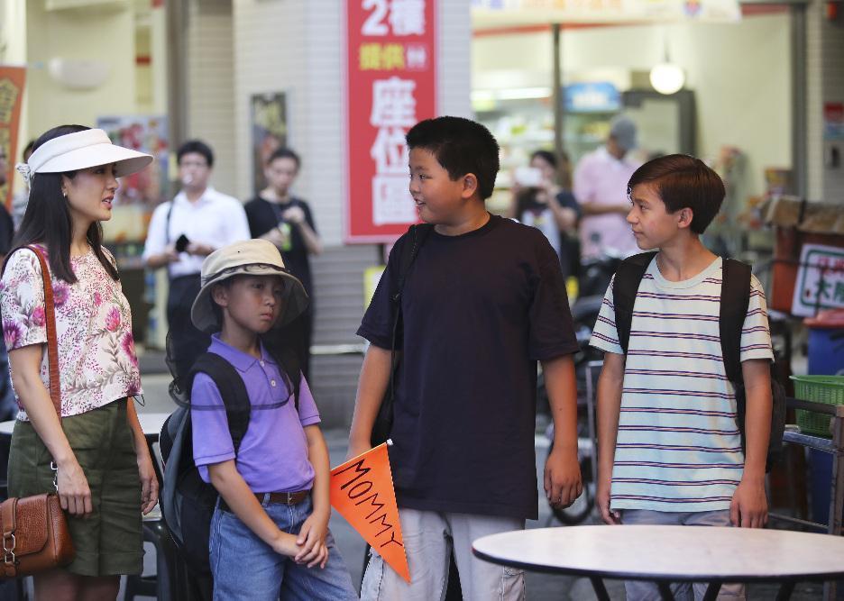 Actors in an episode of ‘Fresh Off the Boat’.