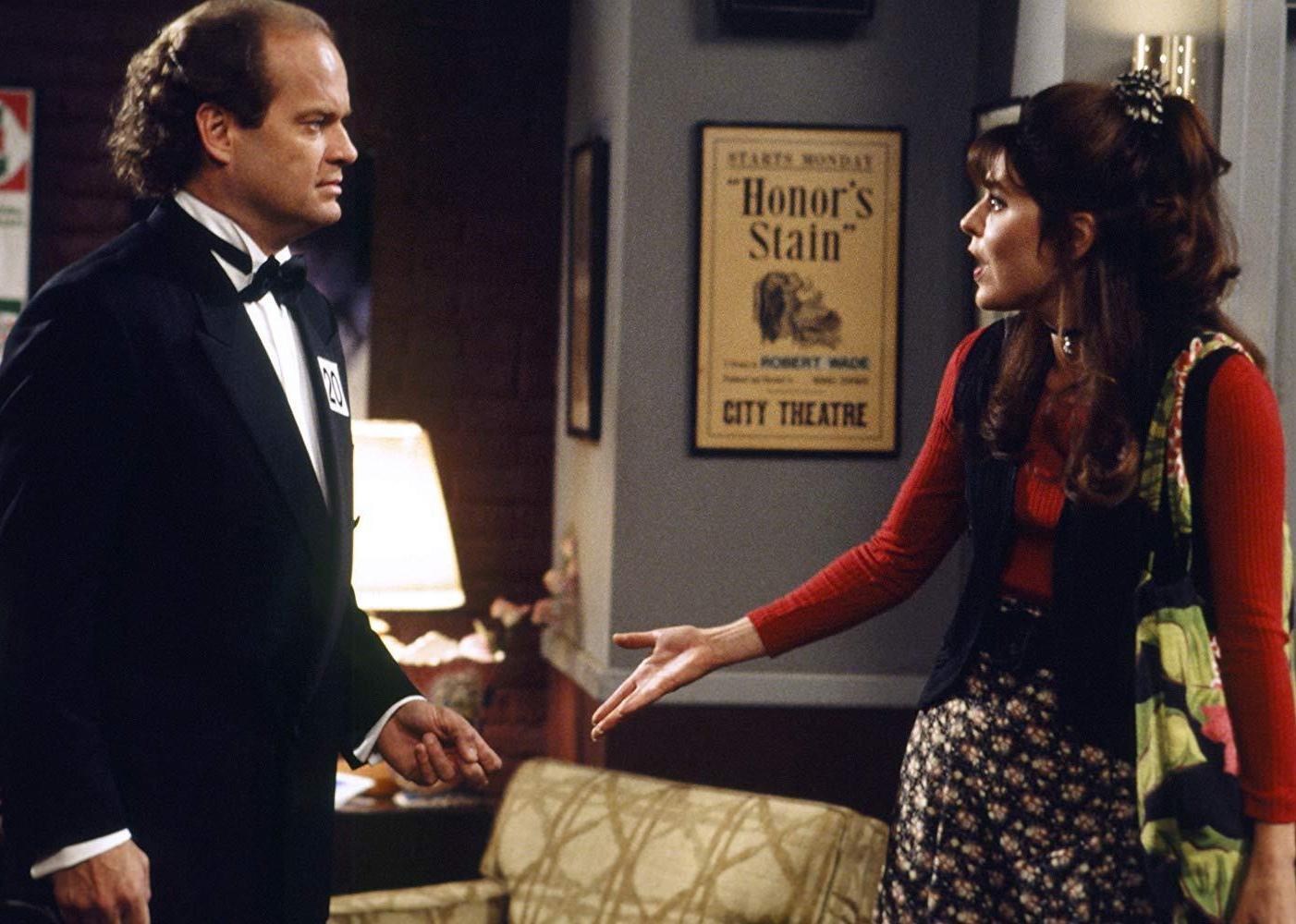 Actors in an episode of ‘Frasier’.