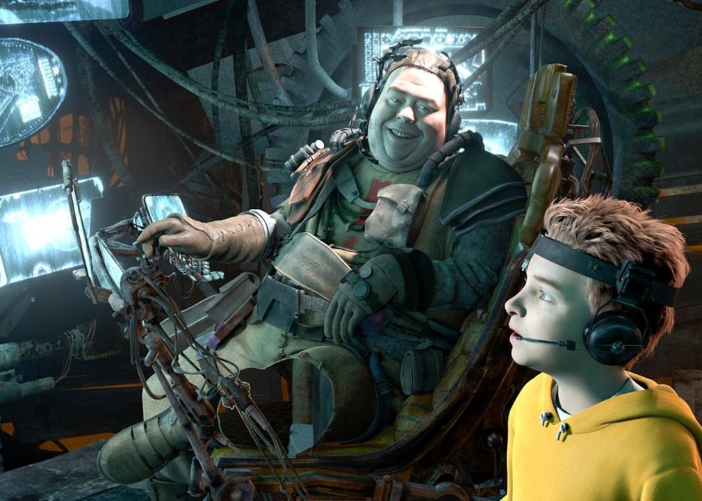 CGI characters in a scene from 