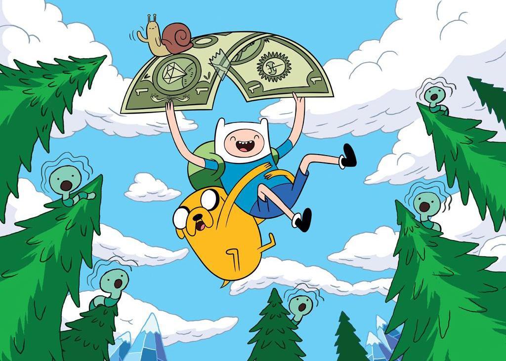 An animated still from ‘Adventure Time’.
