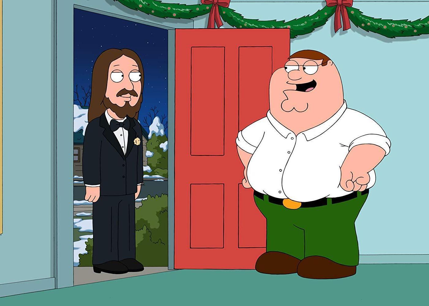An animated still from ‘Family Guy’.