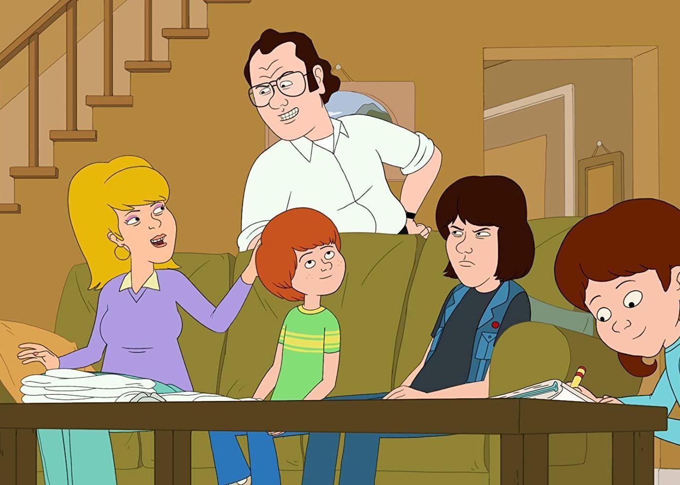 Actors in an episode of ‘F Is for Family’.
